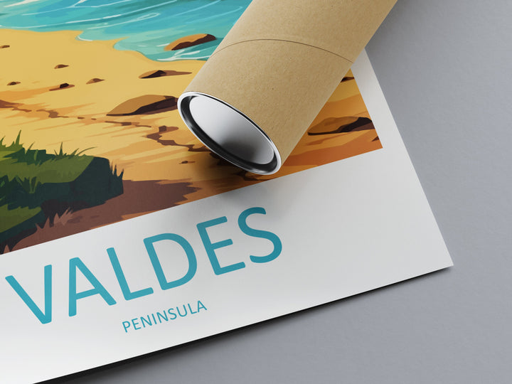 Valdes Peninsula Travel Print Wall Art Valdes Peninsula Wall Hanging Home Décor Valdes Gift Art Lovers Argentina Art Lover Gift Valdes Gift