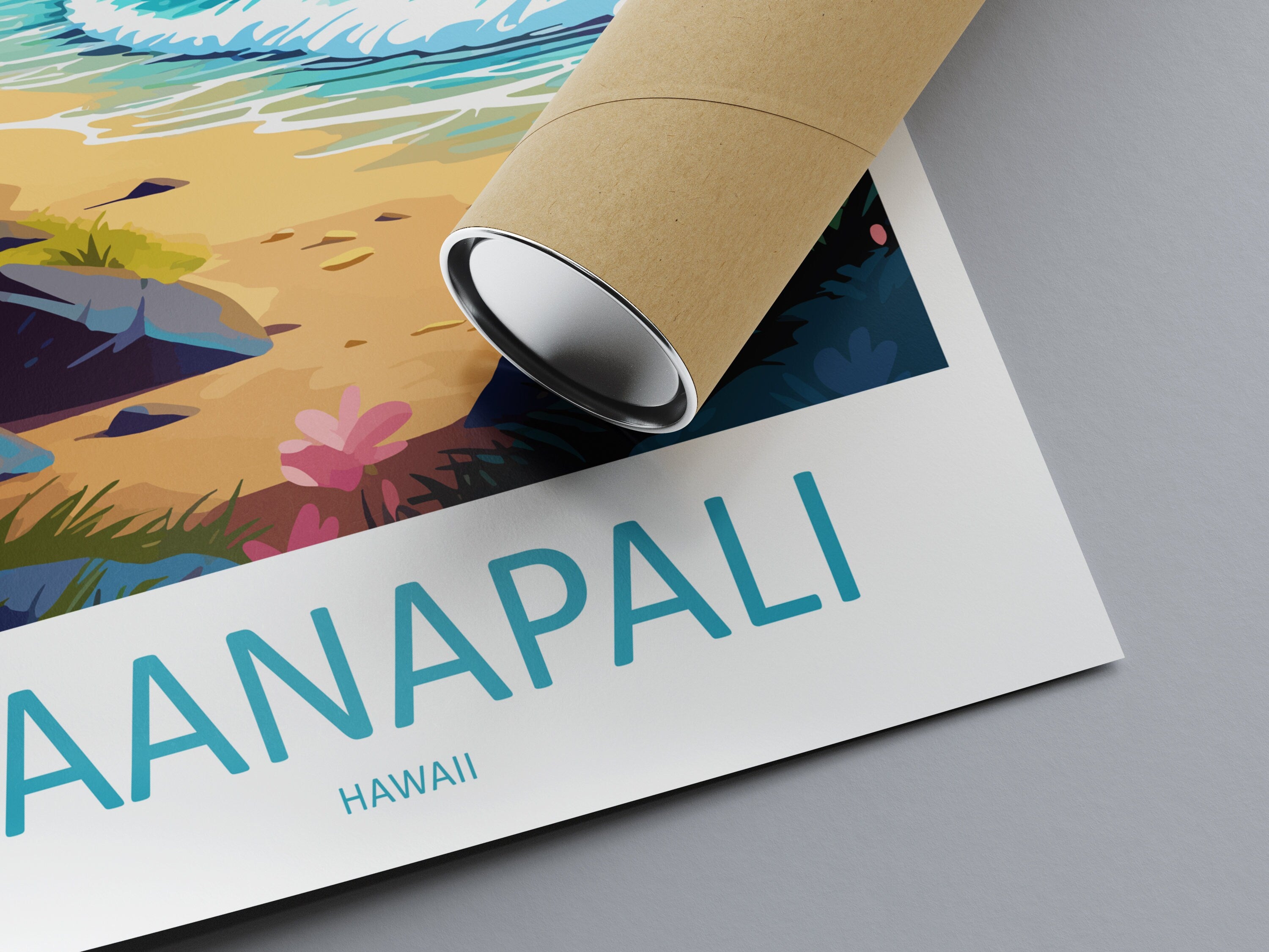 Kaanapali Travel Print