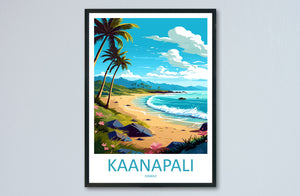 Kaanapali Travel Print