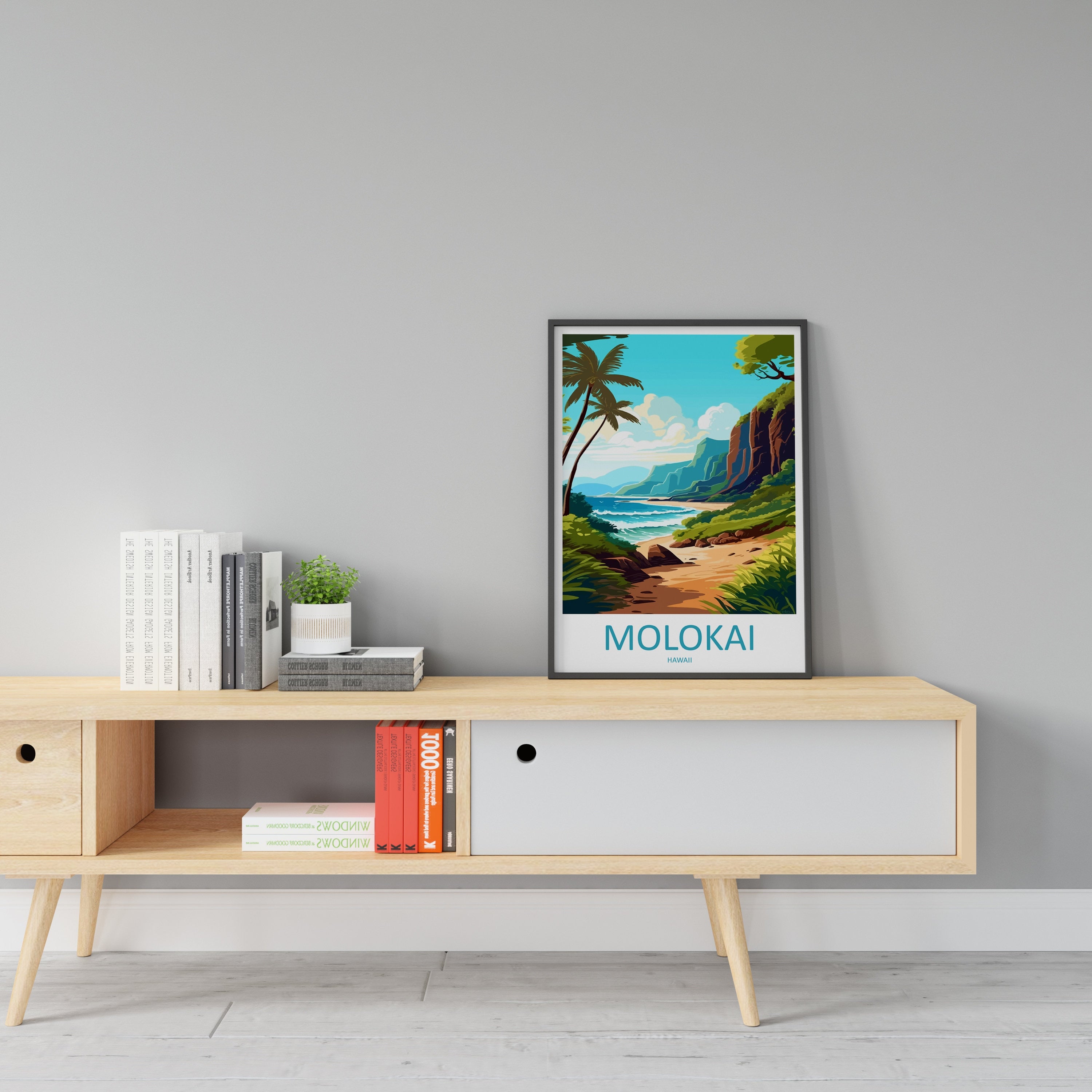 Molokai Travel Print