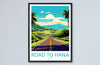 Road To Hana Travel Print