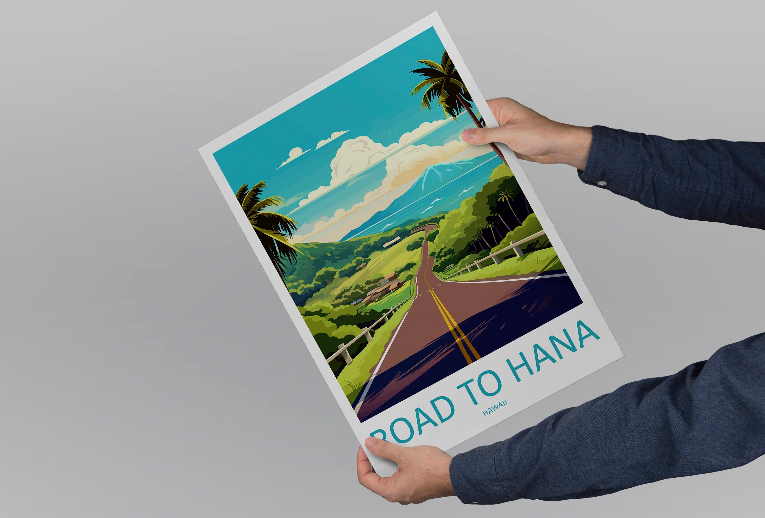 Road To Hana Travel Print