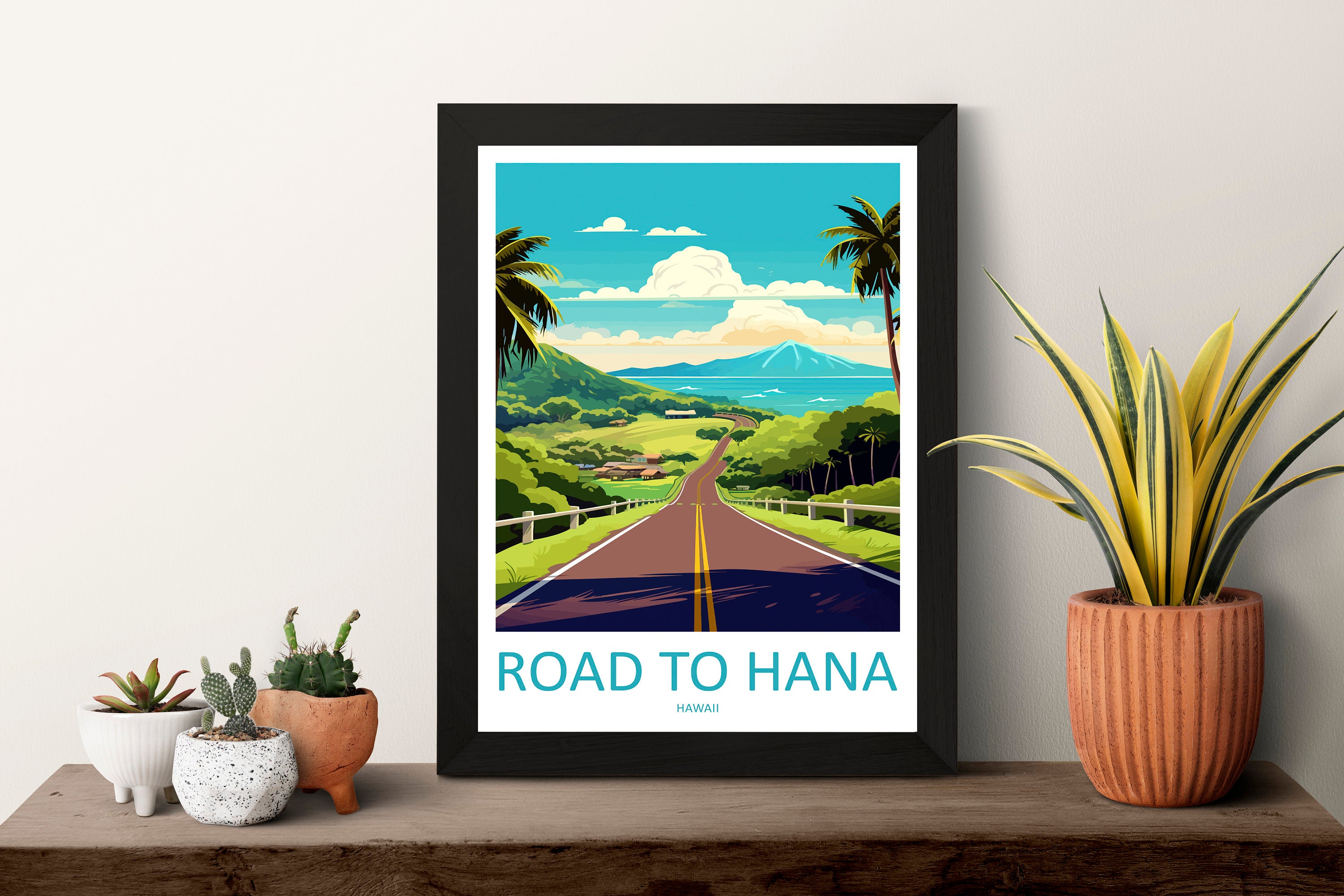 Road To Hana Travel Print