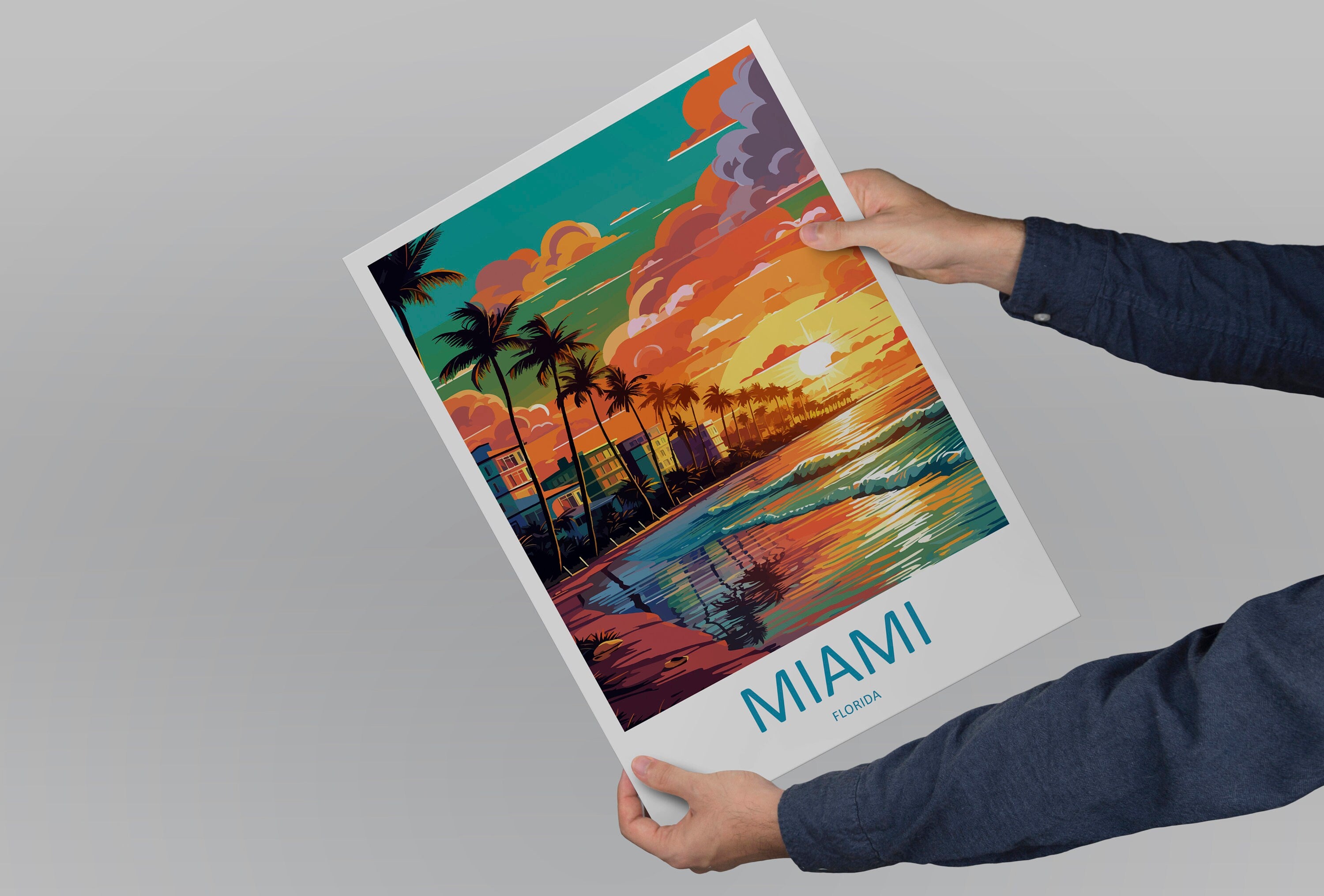 Miami Beach Travel Print