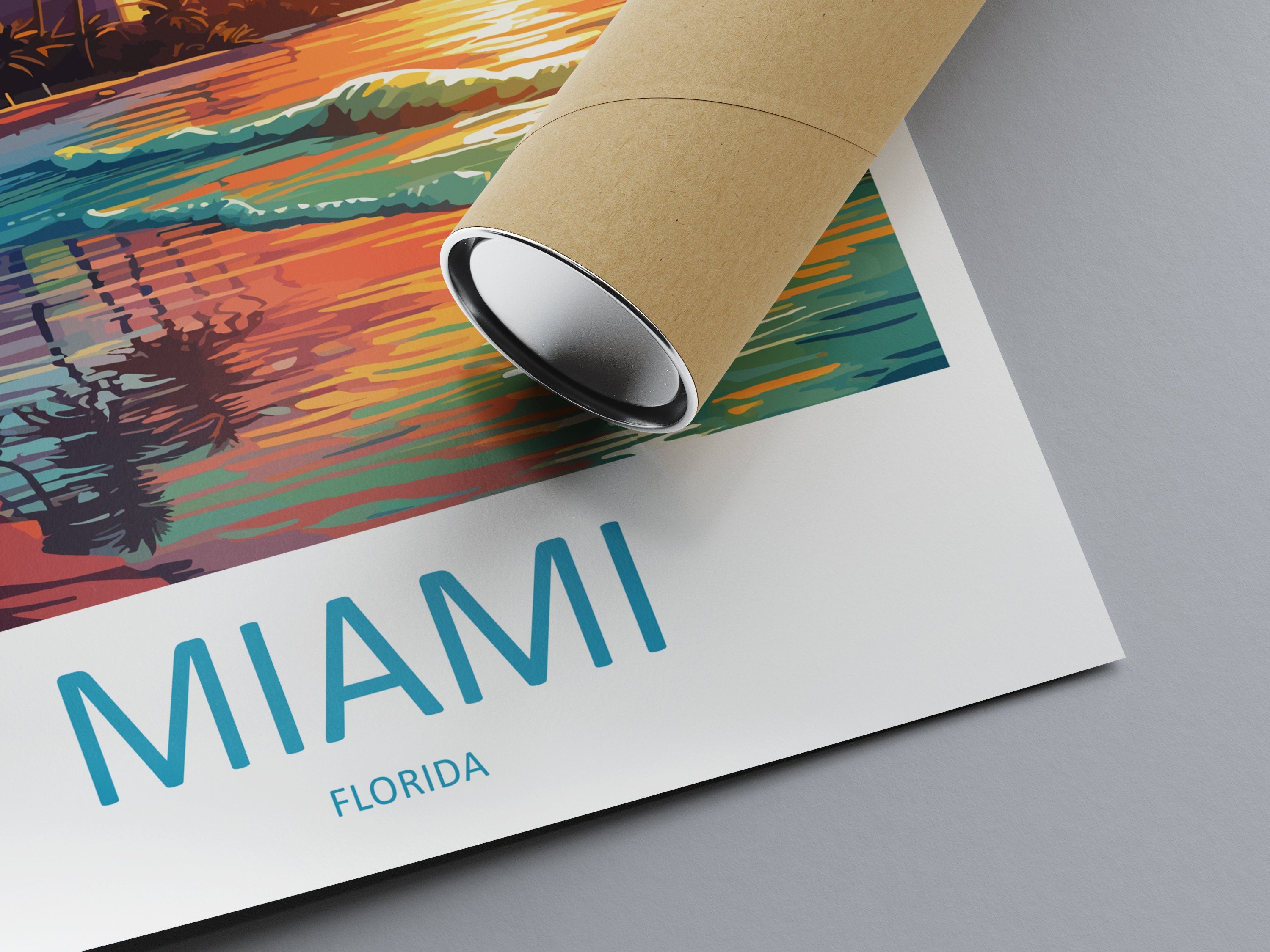 Miami Beach Travel Print