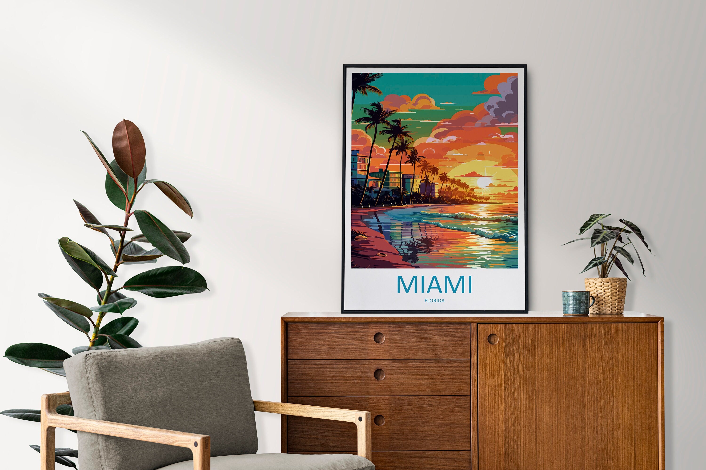 Miami Beach Travel Print