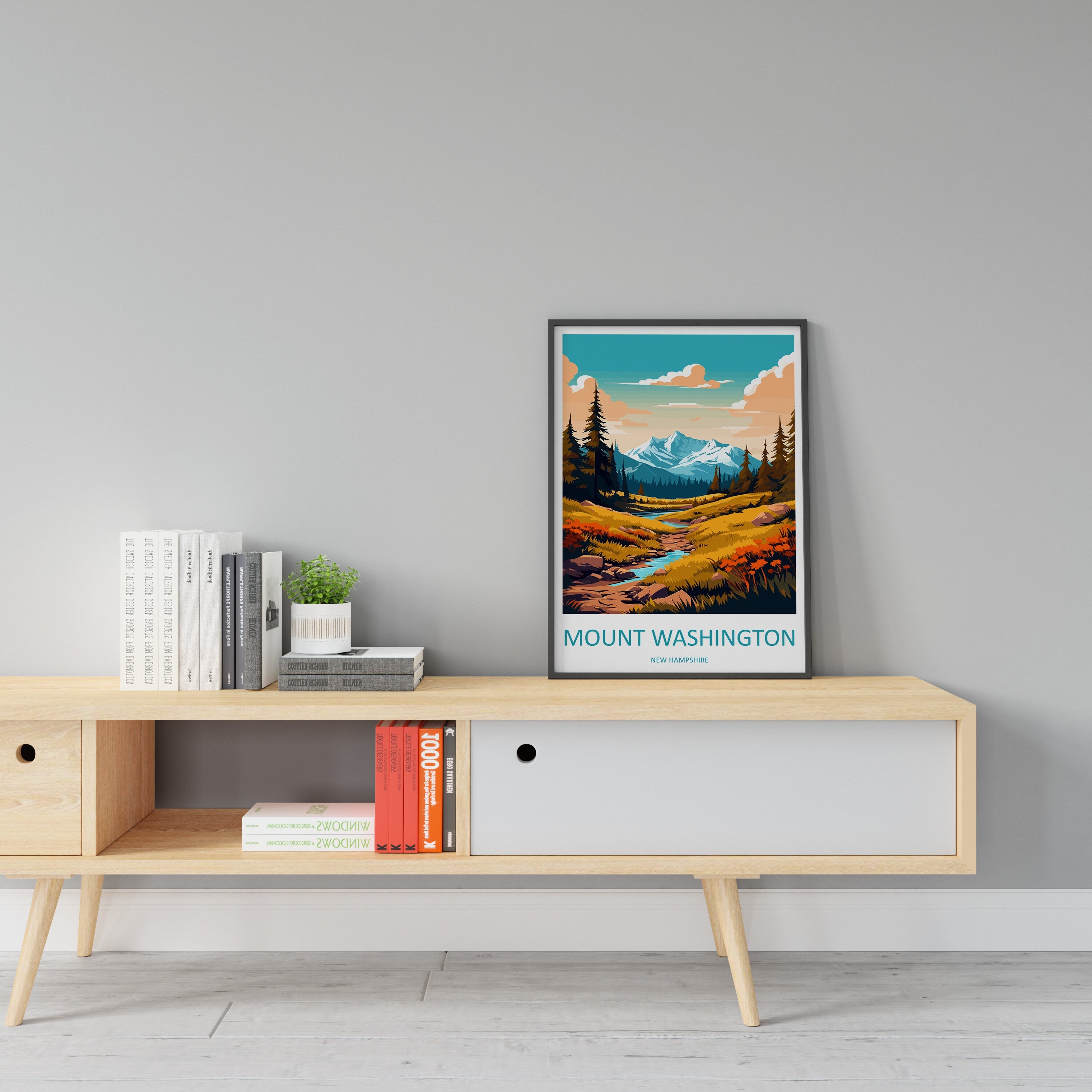 Mount Washington Travel Print