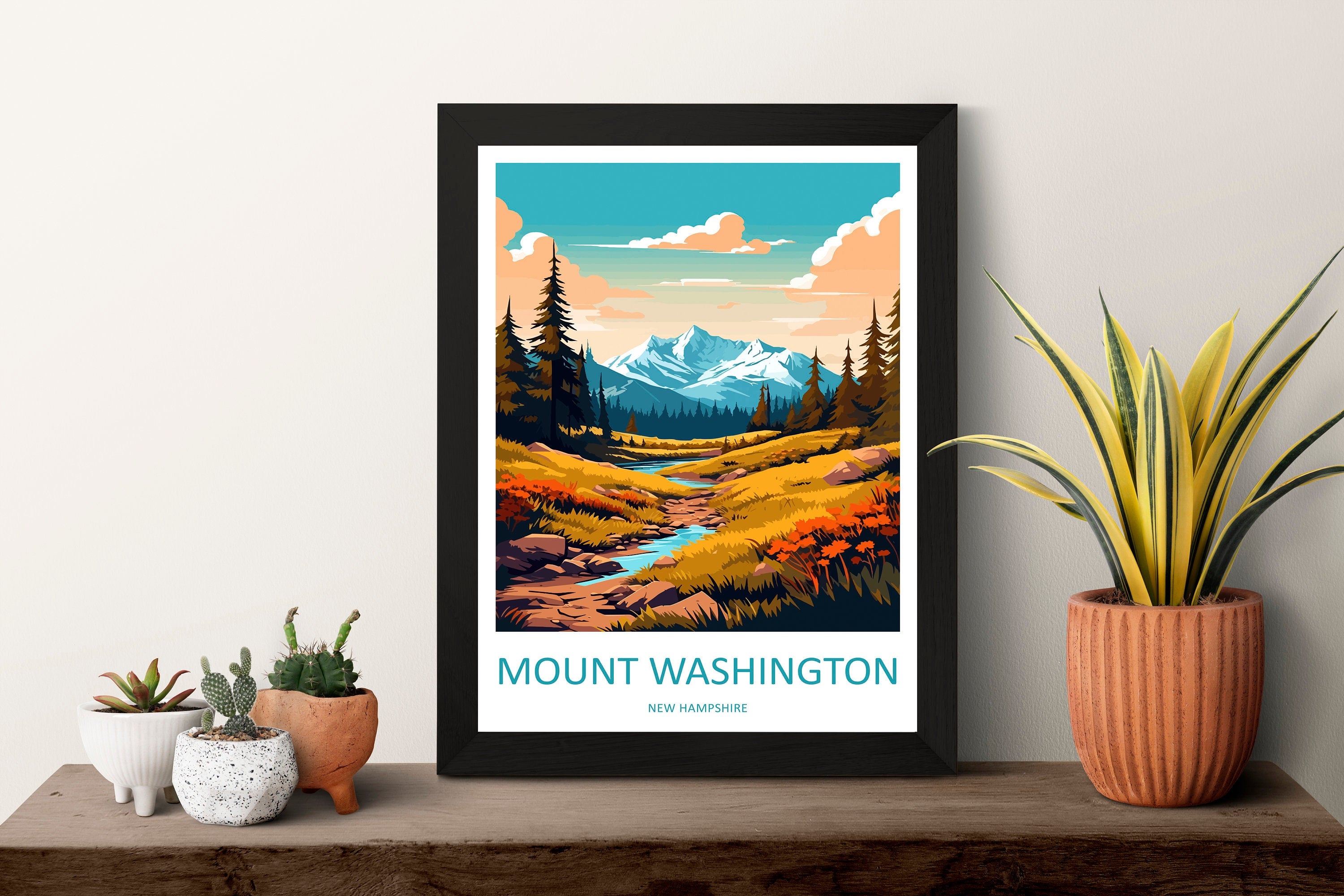 Mount Washington Travel Print