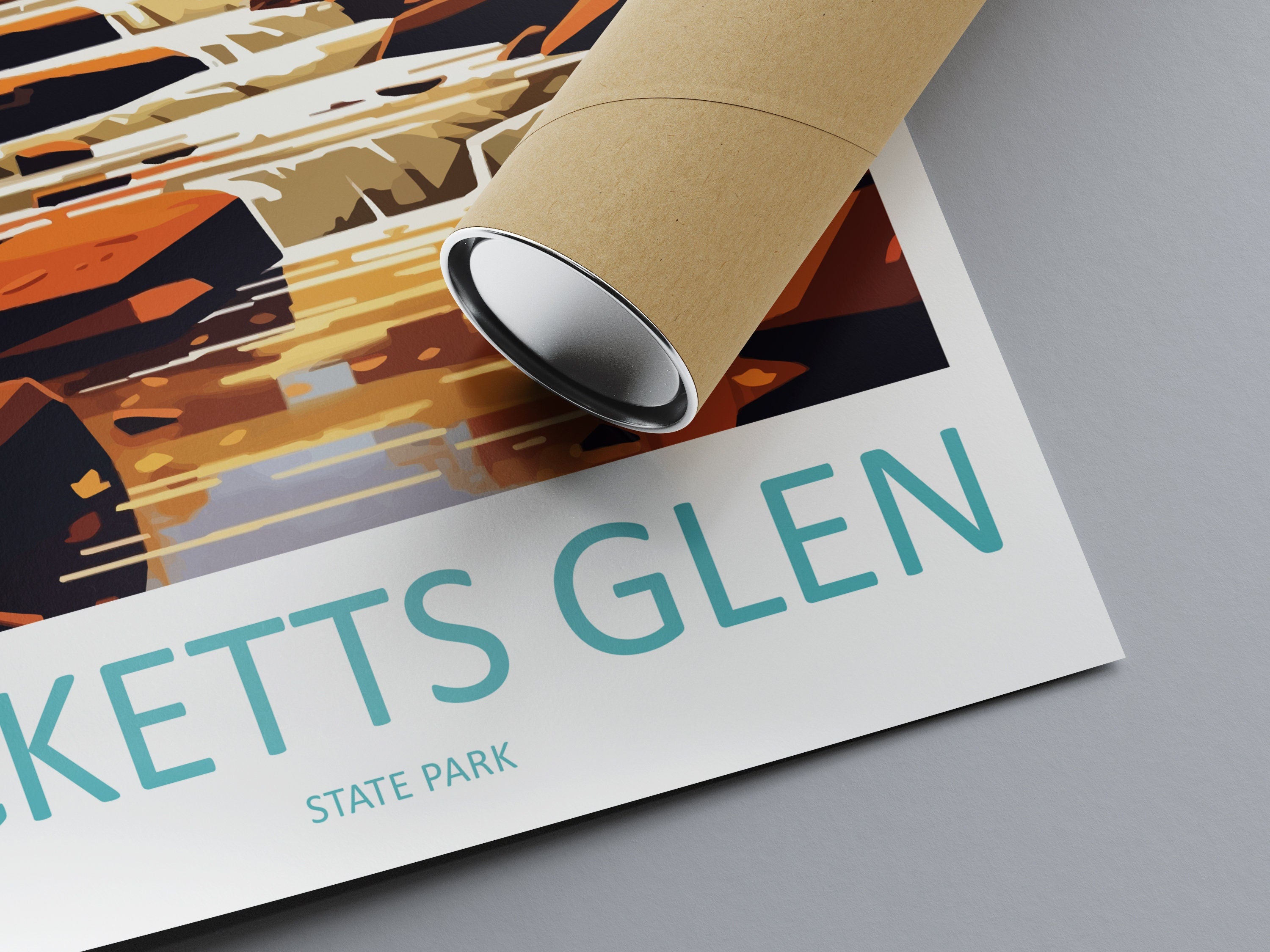 Ricketts Glen State Park Travel Print