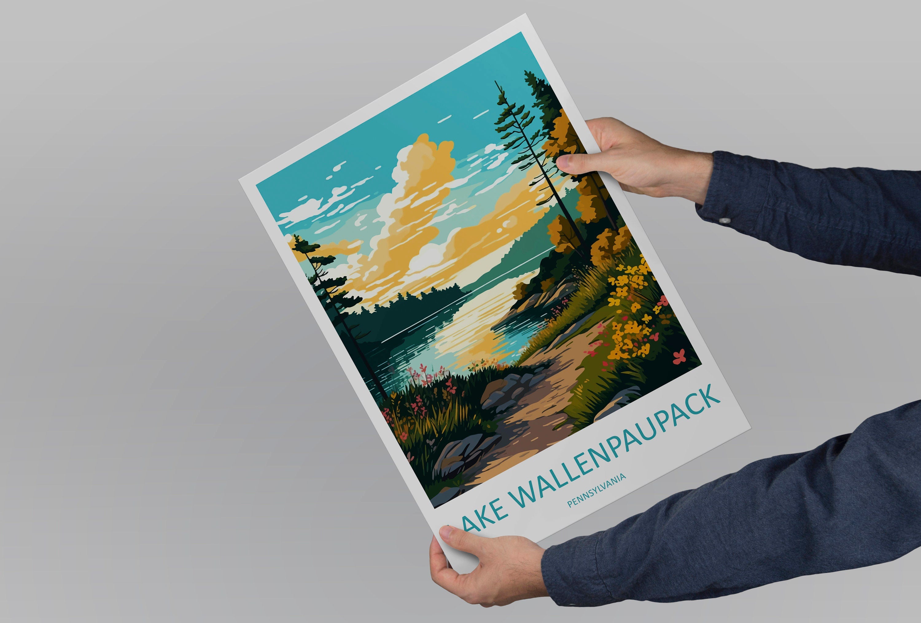 Lake Wallenpaupack Travel Print