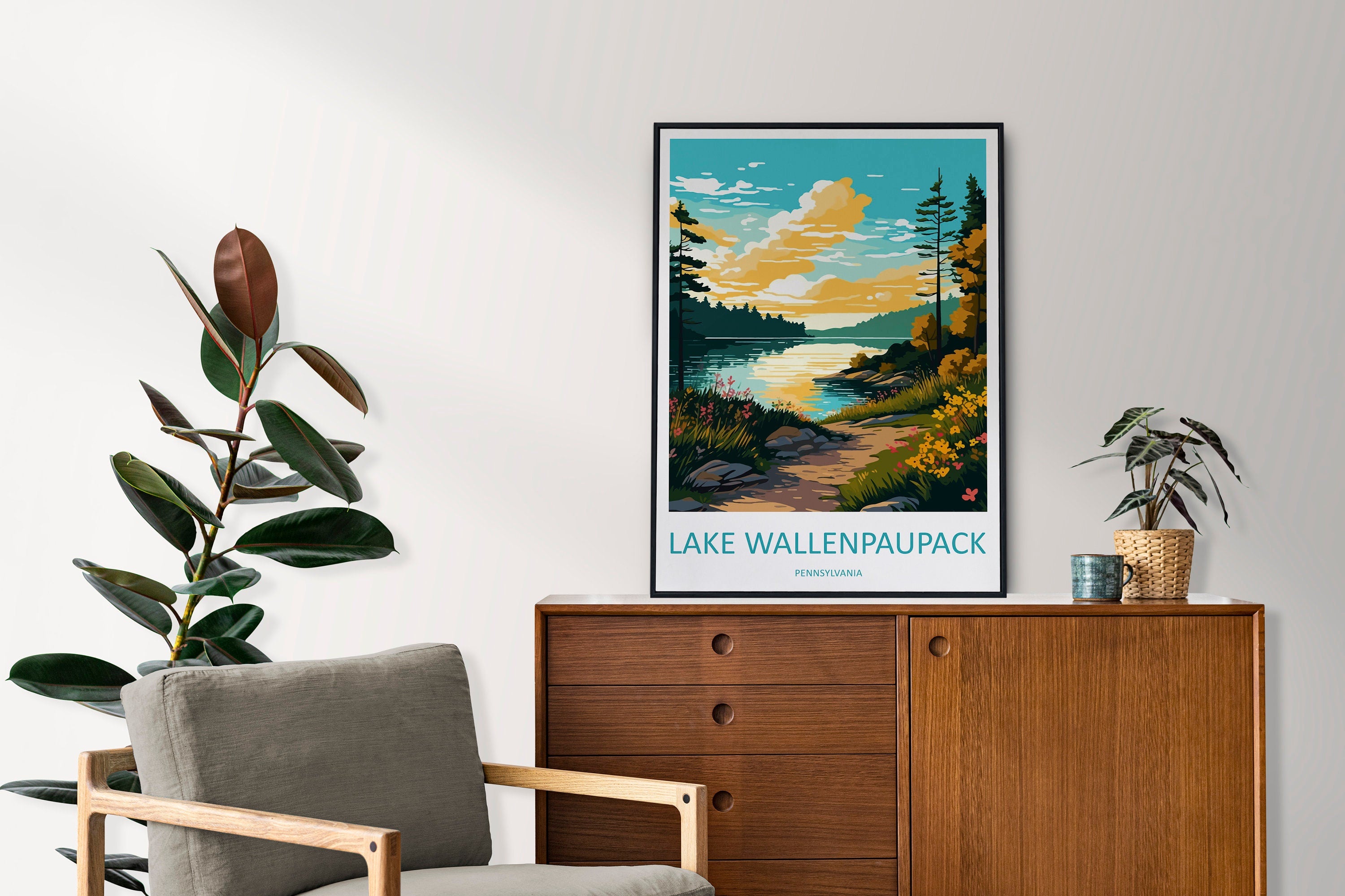 Lake Wallenpaupack Travel Print