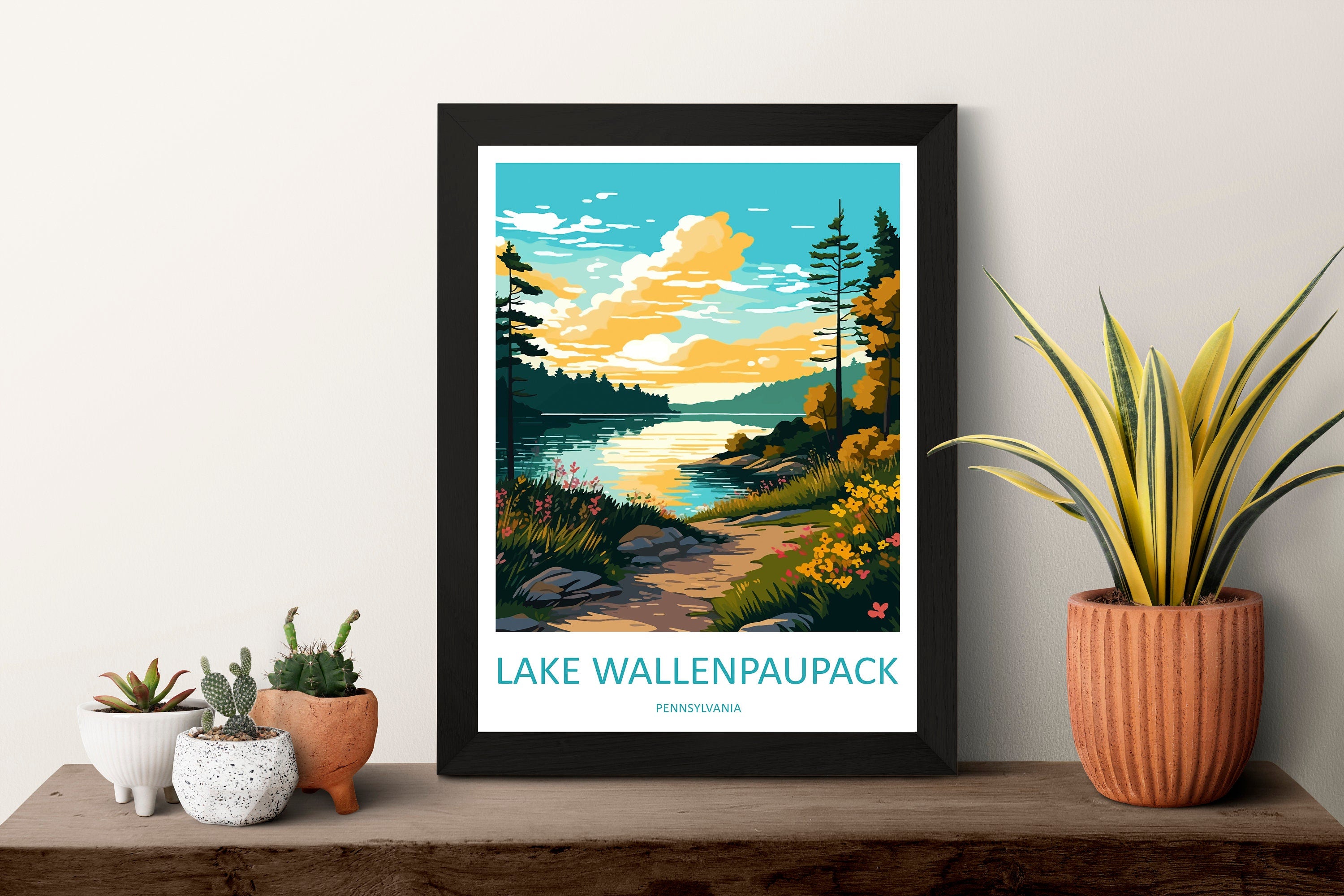 Lake Wallenpaupack Travel Print