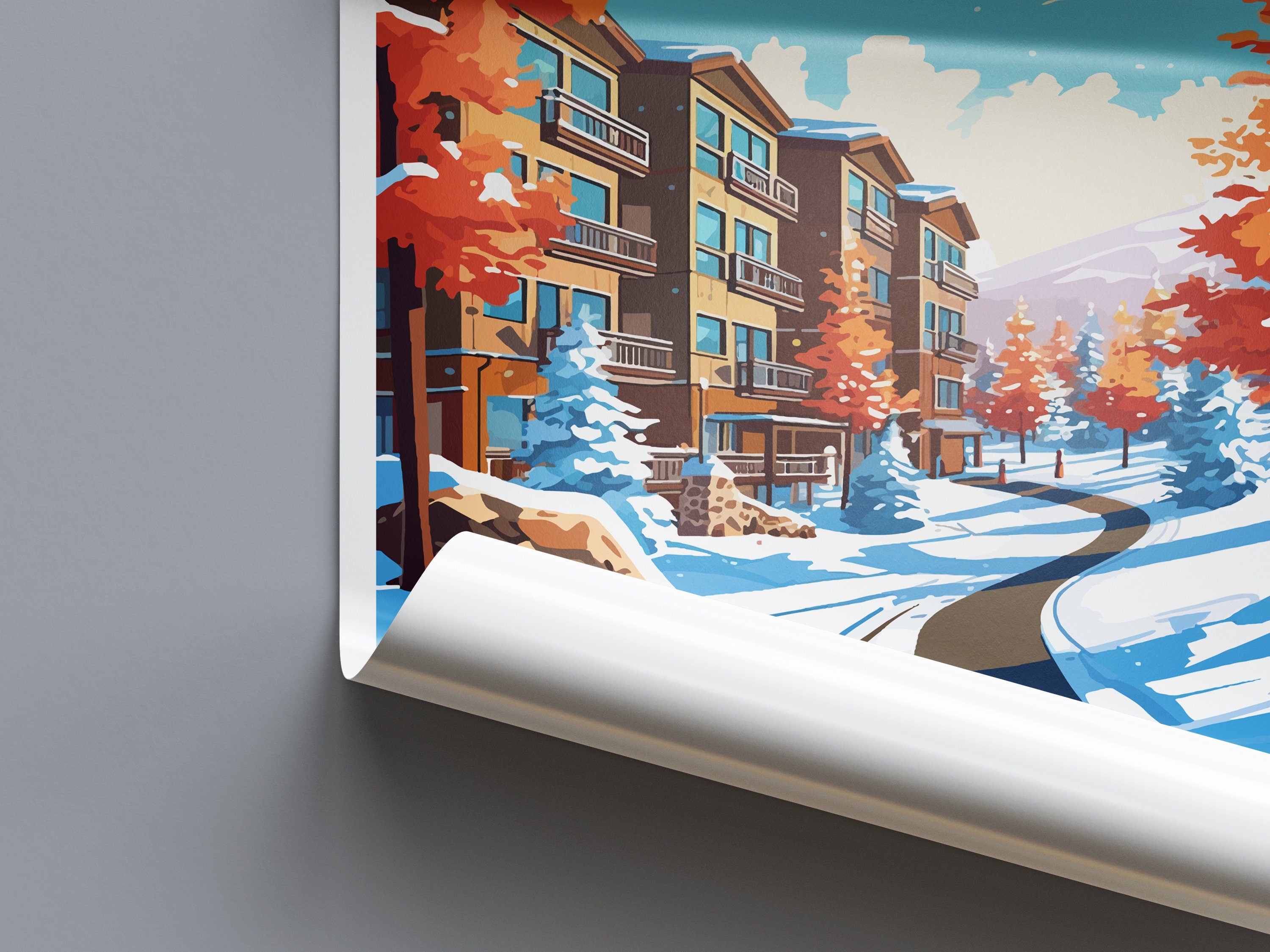 Seven Springs Resort Travel Print