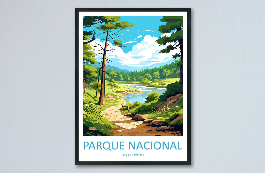 Parque Nacional Los Arrayanes Travel Print Wall Art Parque Nacional Los Arrayanes Wall Hanging Home Decor Gift Art Lovers Wall Art