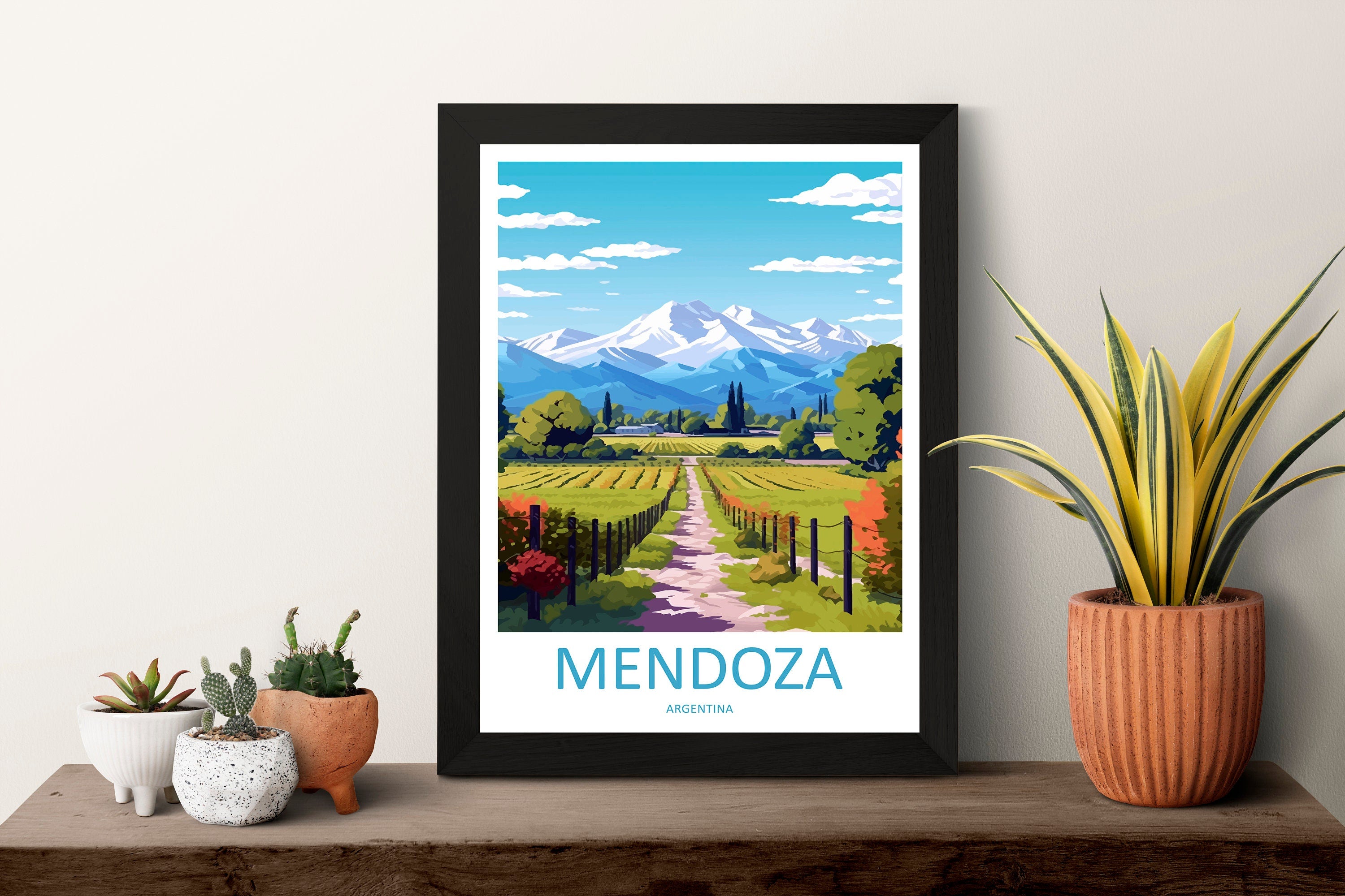 Mendoza Travel Print