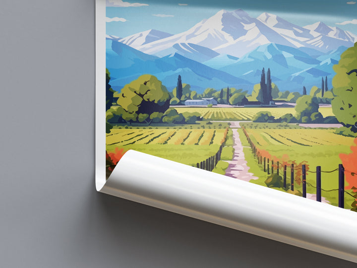 Mendoza Travel Print Wall Art Mendoza Wall Hanging Home Decor Mendoza Gift Art Lovers Wall Art Print Art Mendoza Artwork Argentina Poster