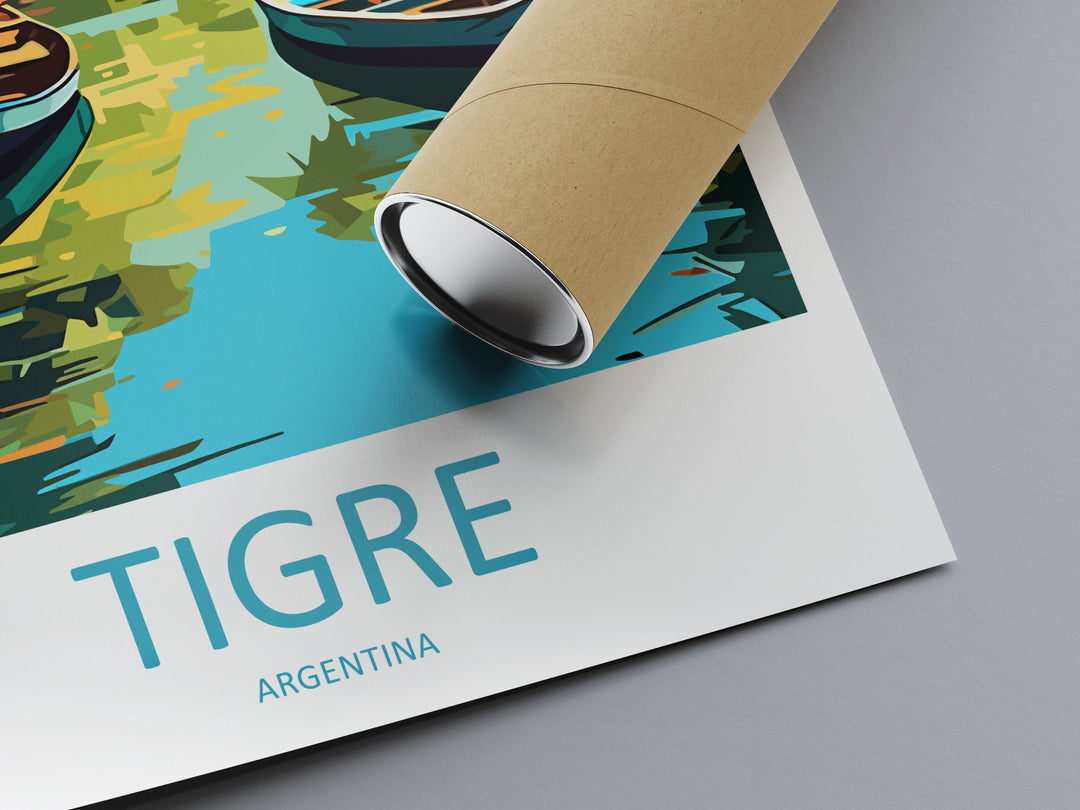 Tigre Travel Print Wall Art Tigre Wall Hanging Home Decor Tigre Gift Art Lovers Wall Art Print Art Argentina Travel Poster Gift Argentina