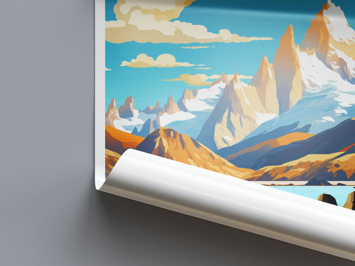 Santa Cruz Travel Print Wall Art Santa Cruz Wall Hanging Home Decor Santa Cruz Gift Art Lovers Wall Art Print Art Argentina Travel Poster