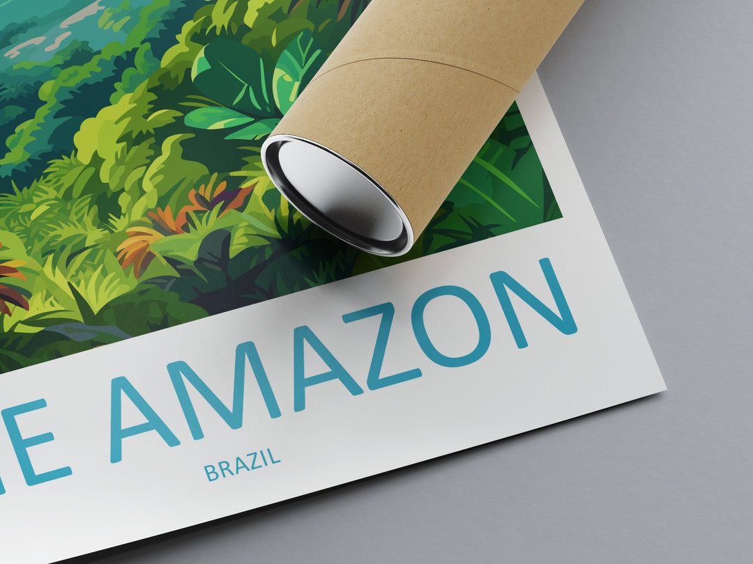 Amazon Rainforest Travel Print Wall Art Amazon Rainforest Wall Hanging Home Decor Amazon Rainforest Gift Art Lovers Wall Art Print Art