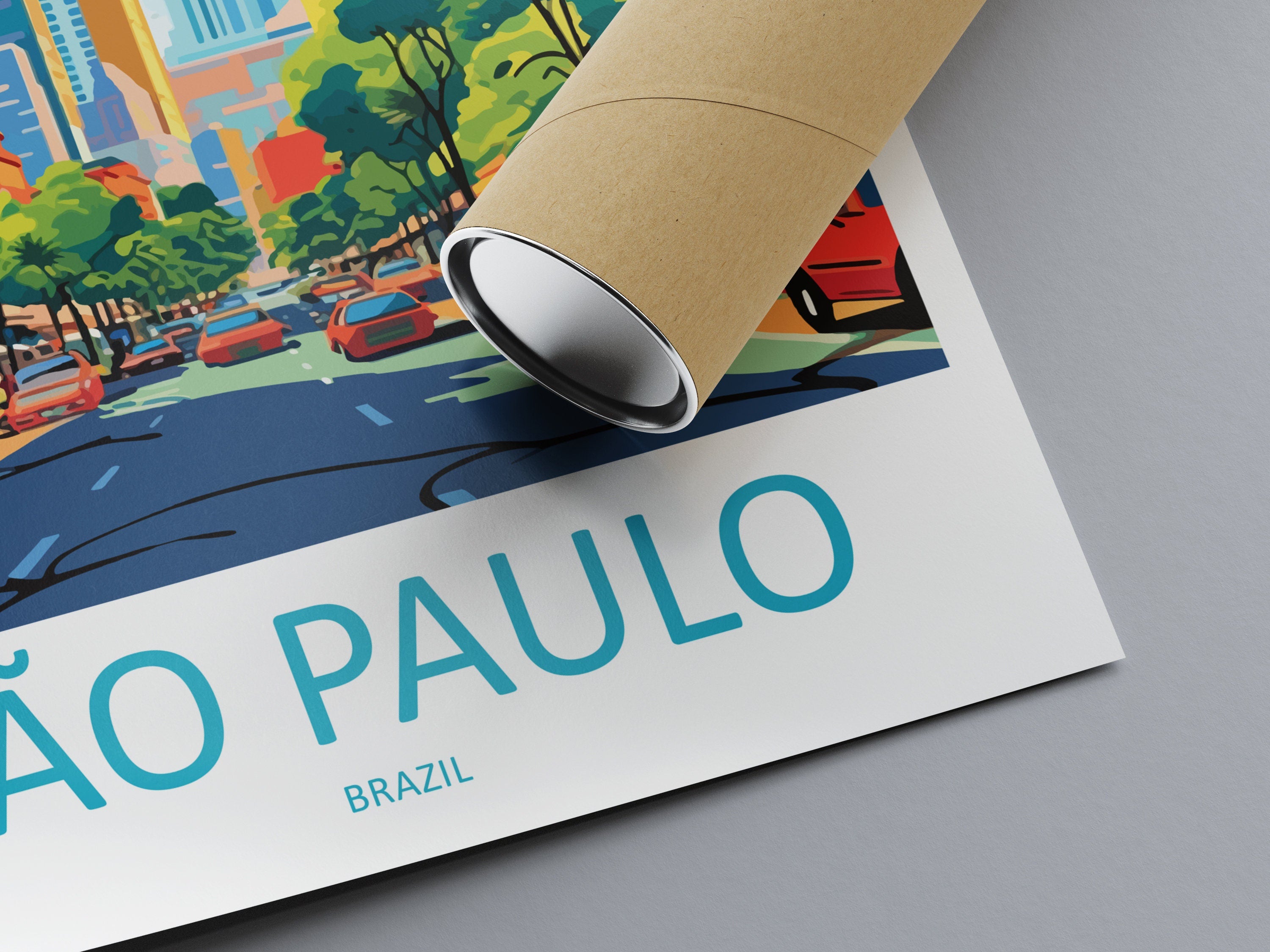 Sao Paulo Travel Print Wall Art Sao Paulo Wall Hanging Home Decor Sao Paulo Gift Art Lovers Wall Art Print Art Brazil Wall Art Poster