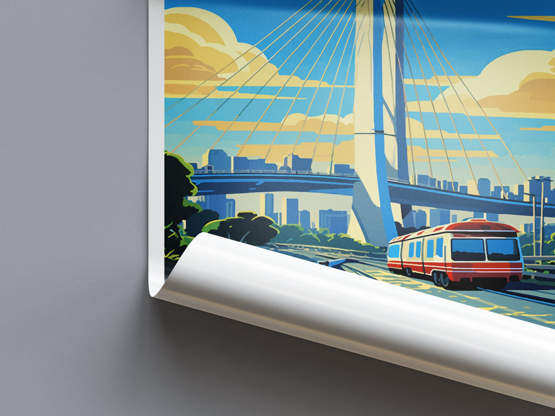 Sao Paulo Travel Print Wall Art Sao Paulo Wall Hanging Home Decor Sao Paulo Gift Art Lovers Wall Art Print Art Brazil Wall Art Poster
