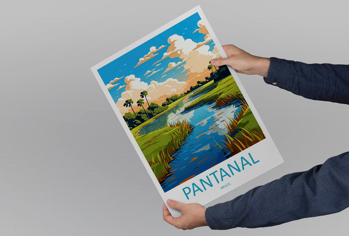 Pantanal Travel Print Wall Art Pantanal Wall Hanging Home Decor Pantanal Gift Art Lovers Wall Art Print Art Brazil Travel Poster