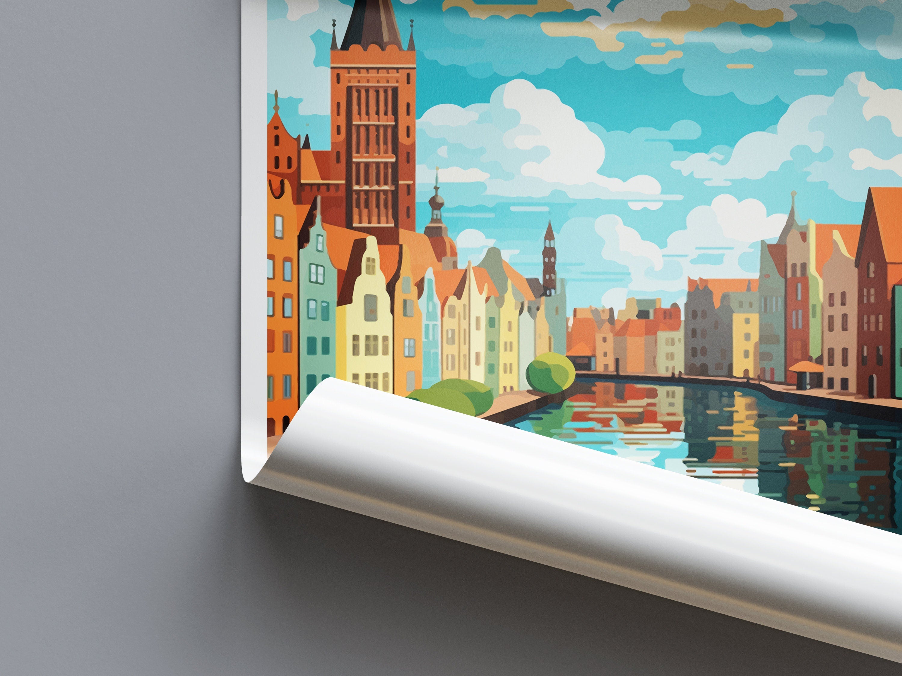 Gdansk Travel Print