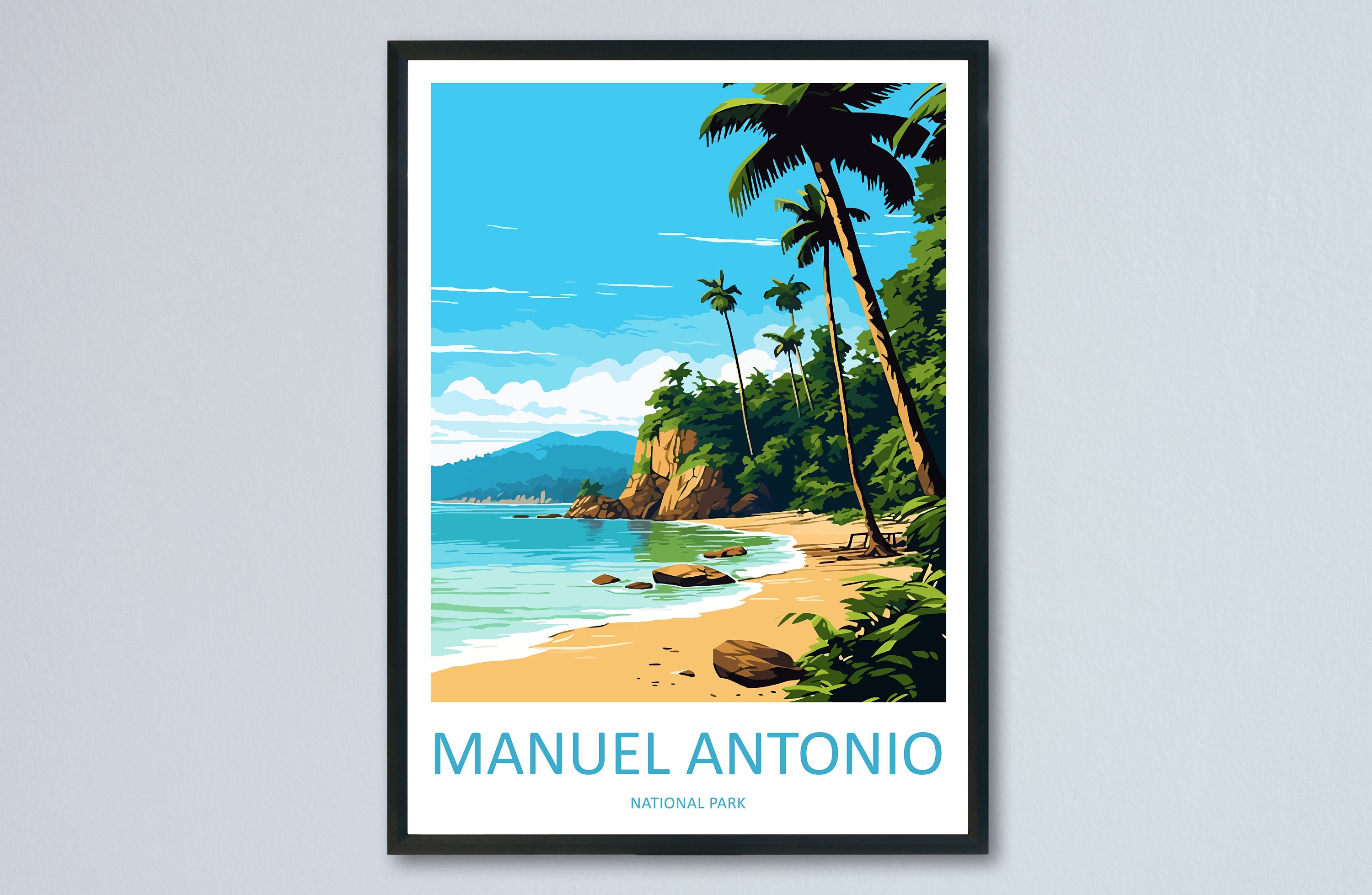 Manuel Antonio Park Travel Print