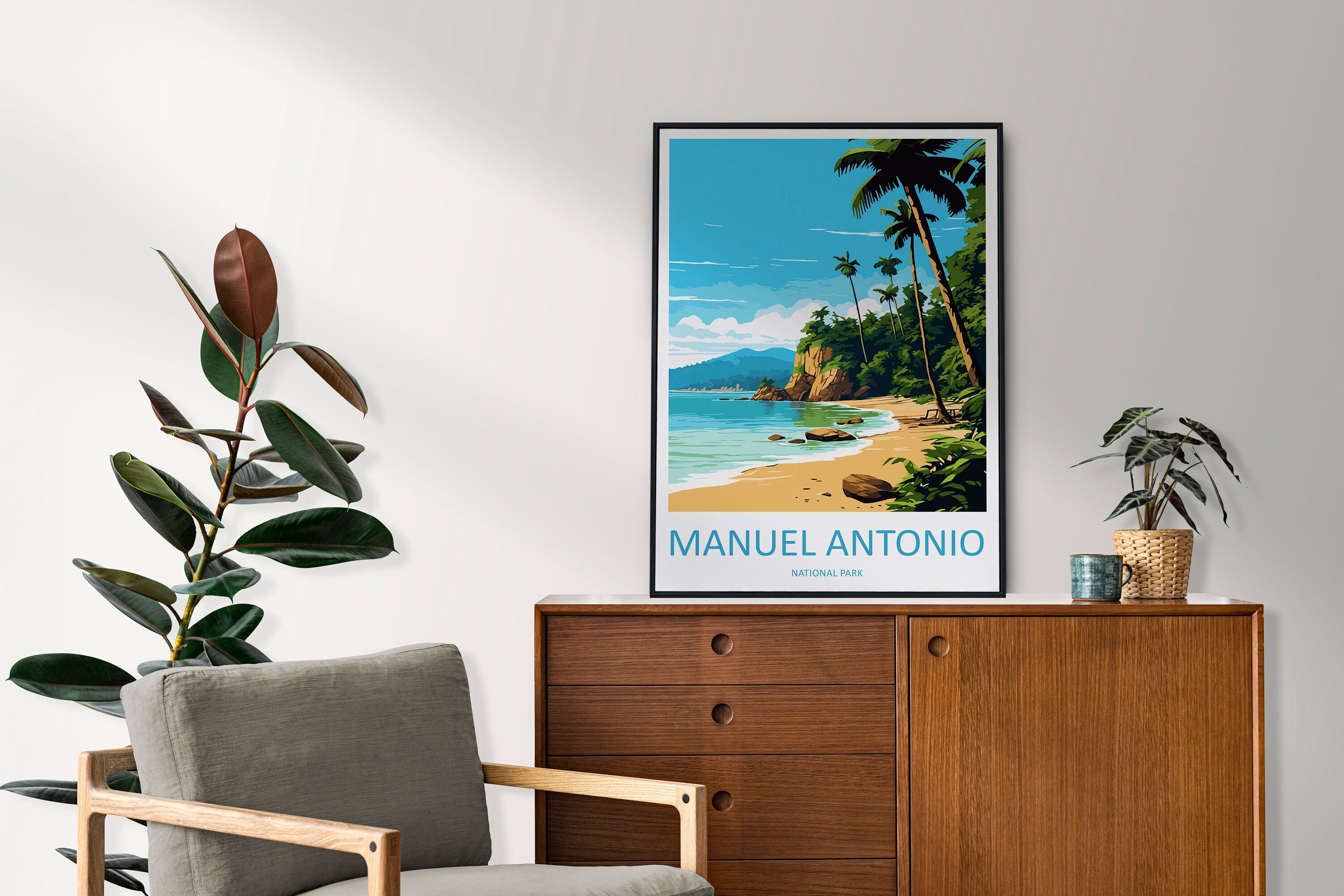 Manuel Antonio Park Travel Print