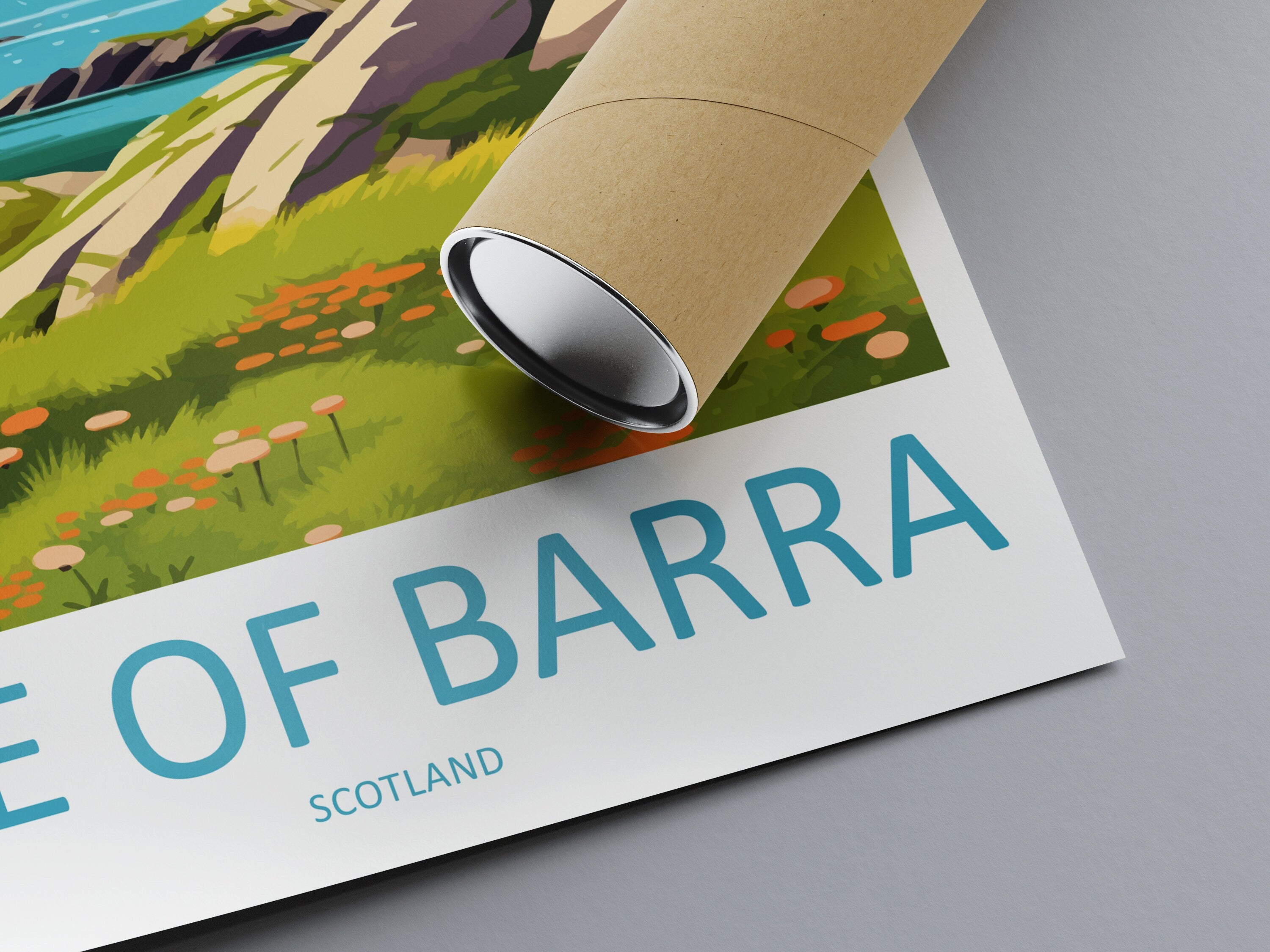 Isle Of Barra Travel Print