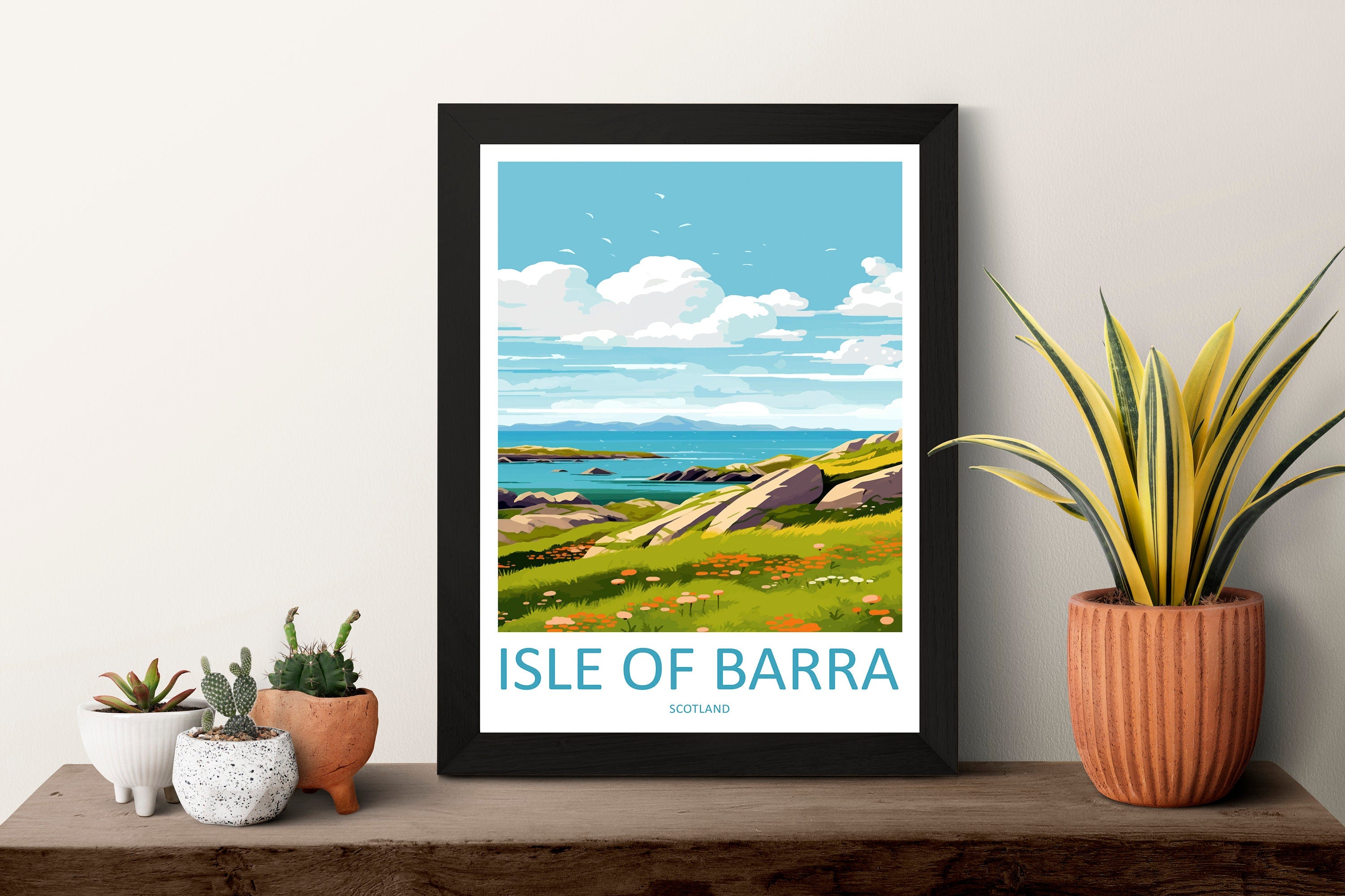 Isle Of Barra Travel Print