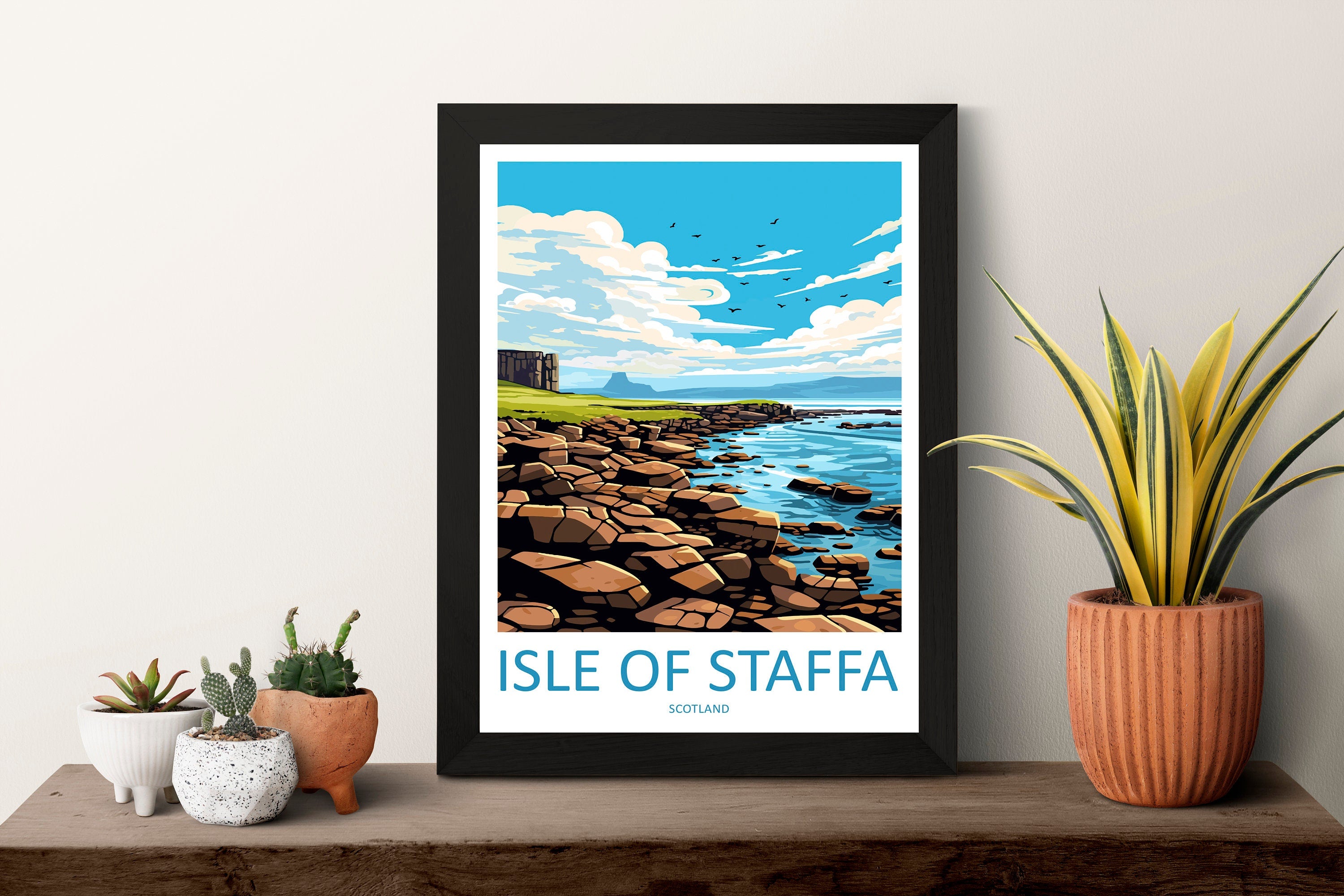 Isle Of Staffa Travel Print