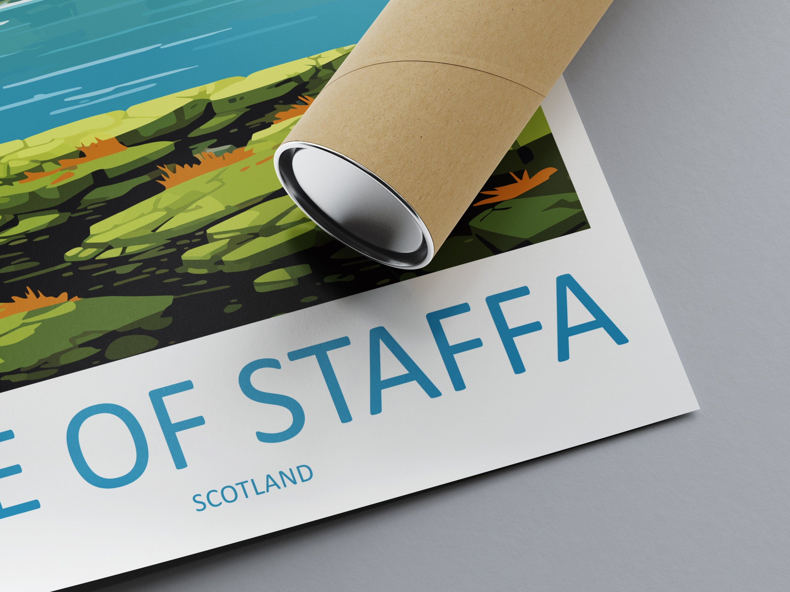 Isle Of Staffa Travel Print