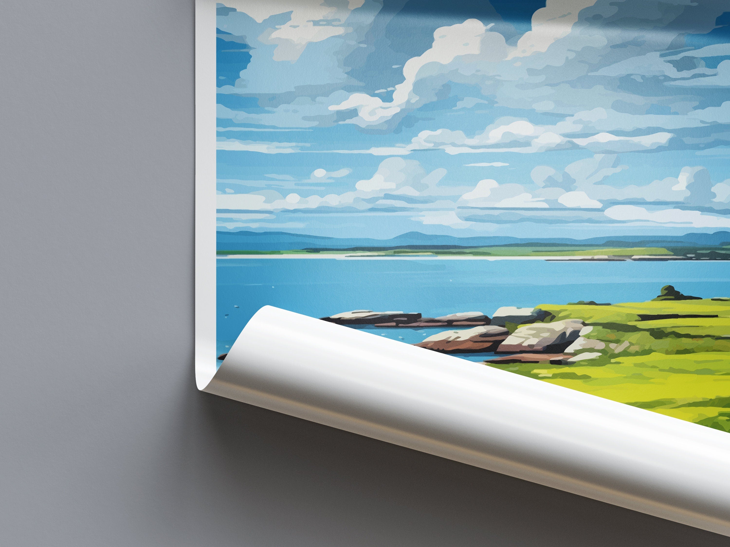 Isle Of Shapinsay Travel Print