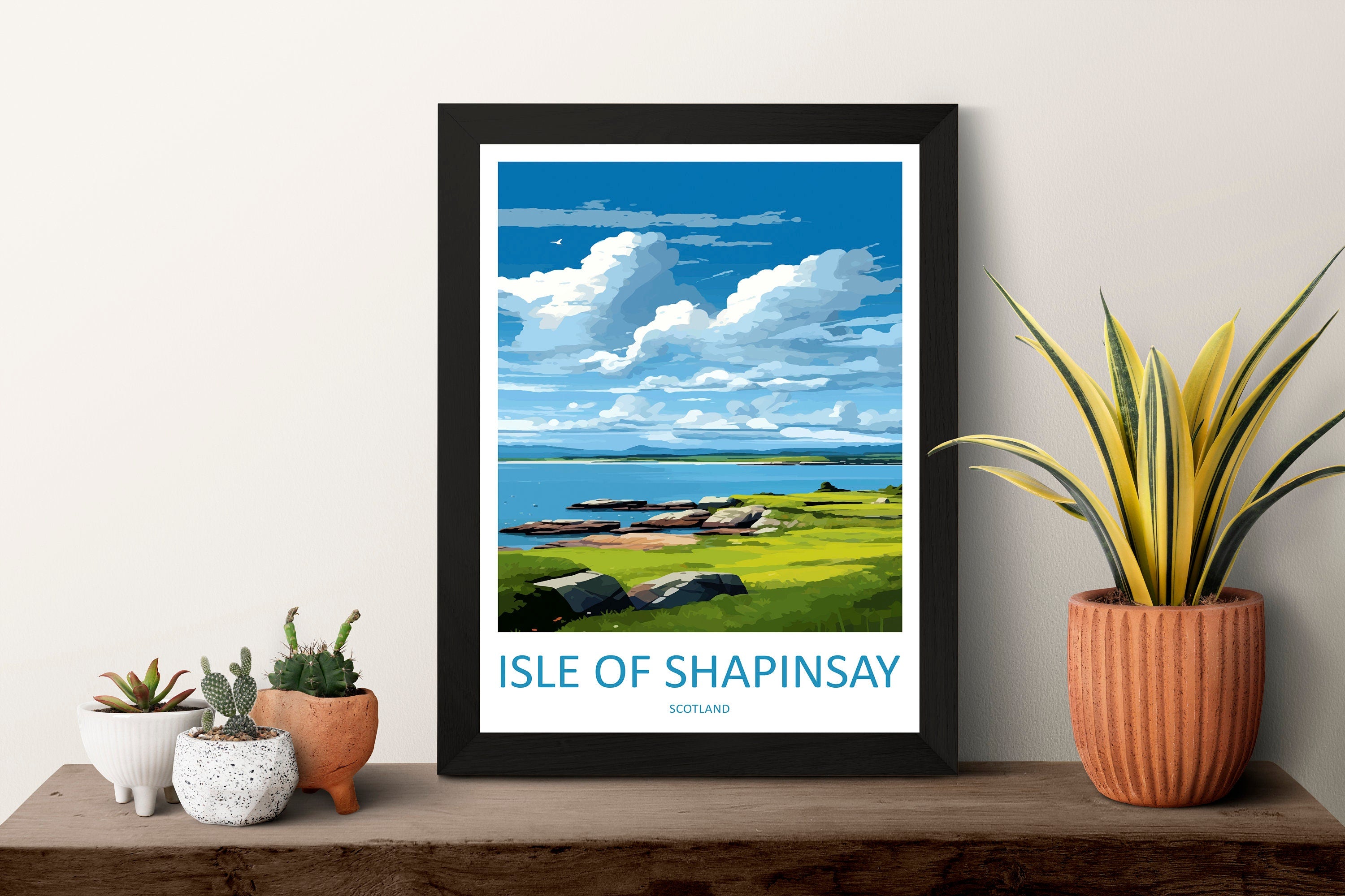 Isle Of Shapinsay Travel Print