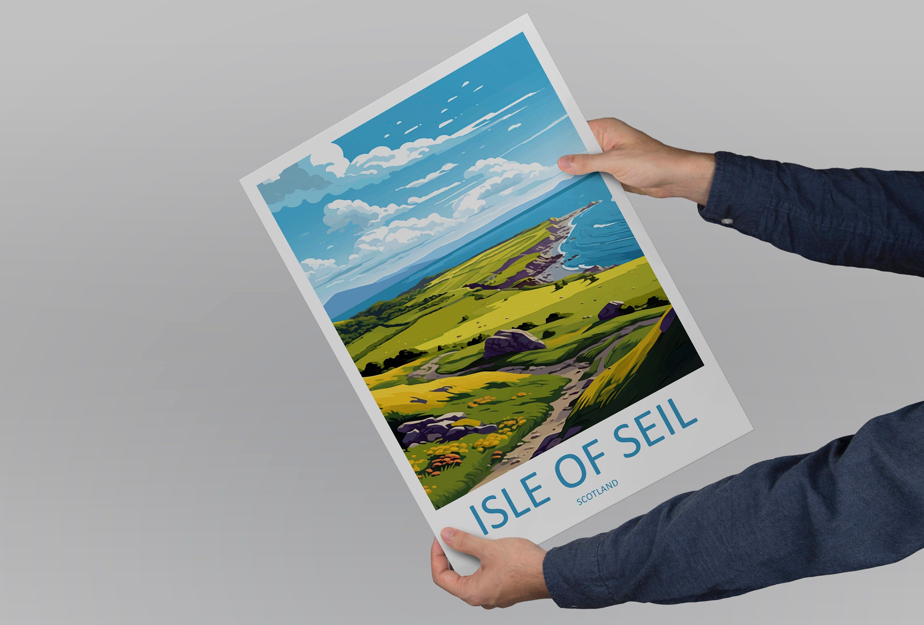 Isle Of Seil Travel Print