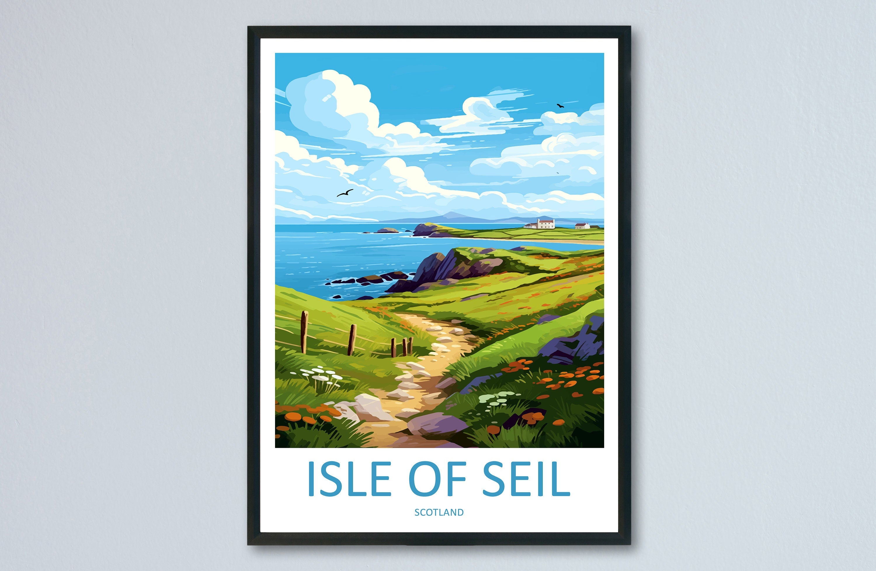 Isle Of Seil Travel Print