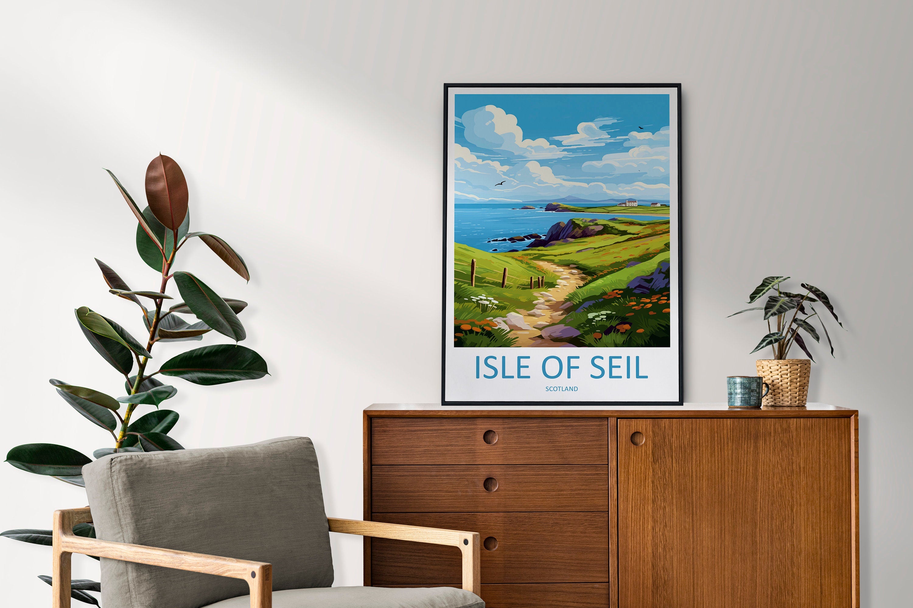 Isle Of Seil Travel Print