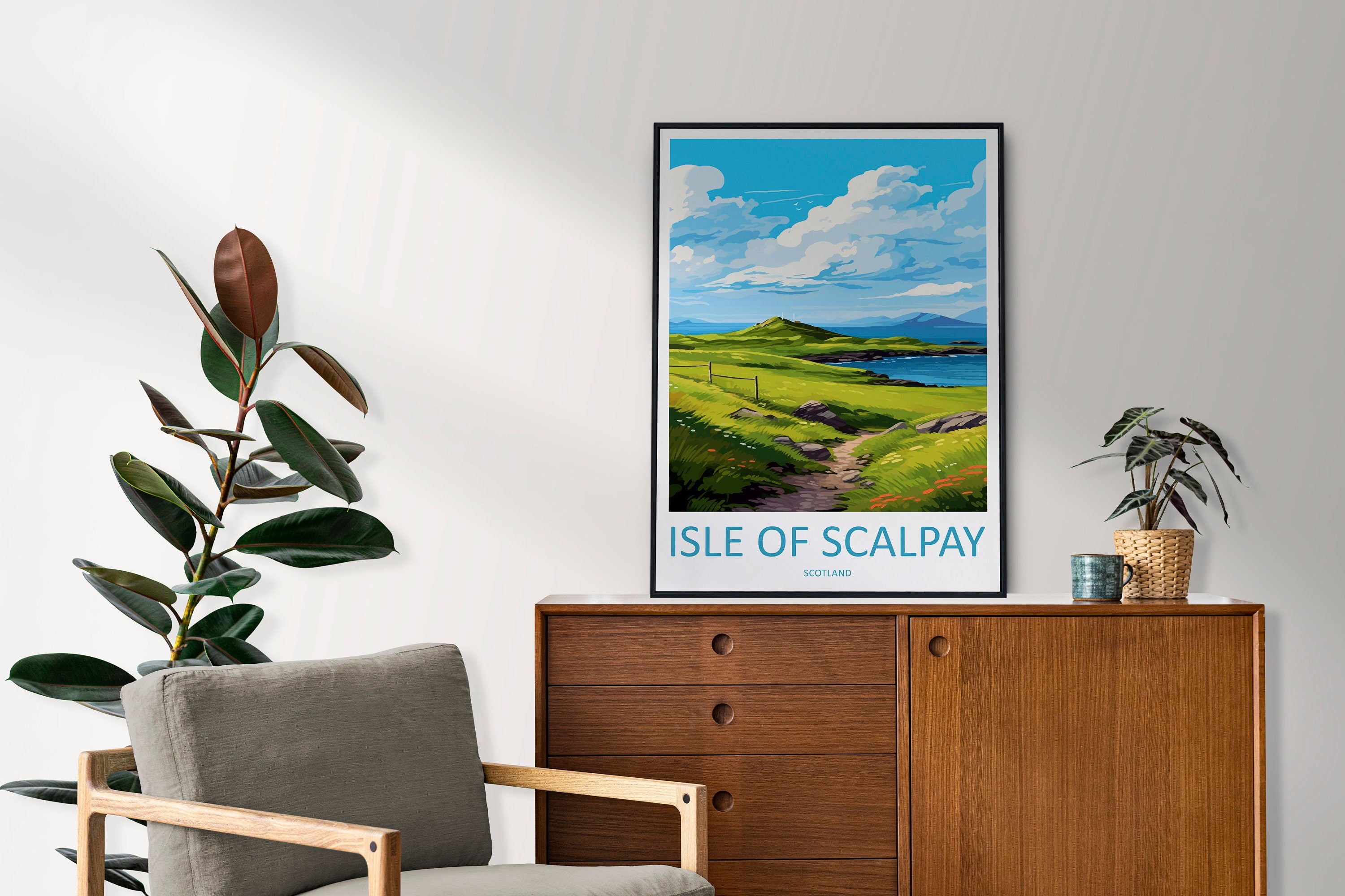 Isle Of Scalpay Travel Print