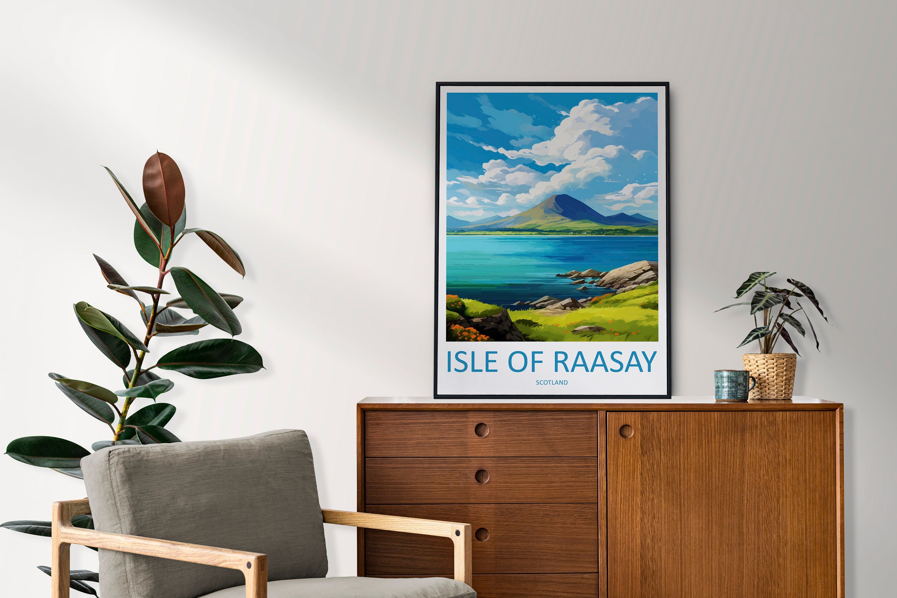 Isle Of Raasay Travel Print