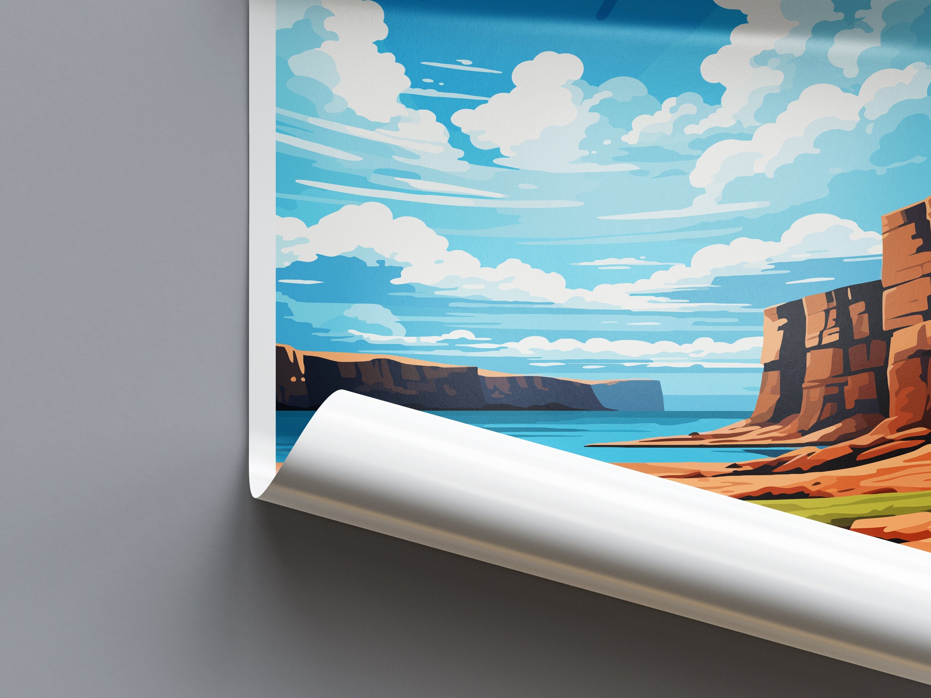 Isle Of Hoy Travel Print