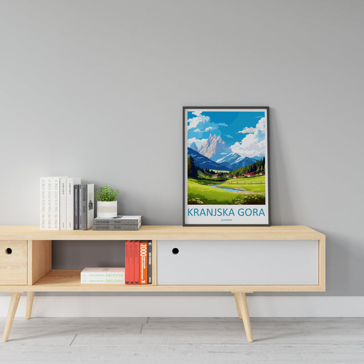 Kranjska Gora Travel Print Kranjska Gora Home Décor Slovenia Art Print Kranjska Gora Wall Print For Gift Wall Hanging Art Travel Slovenia