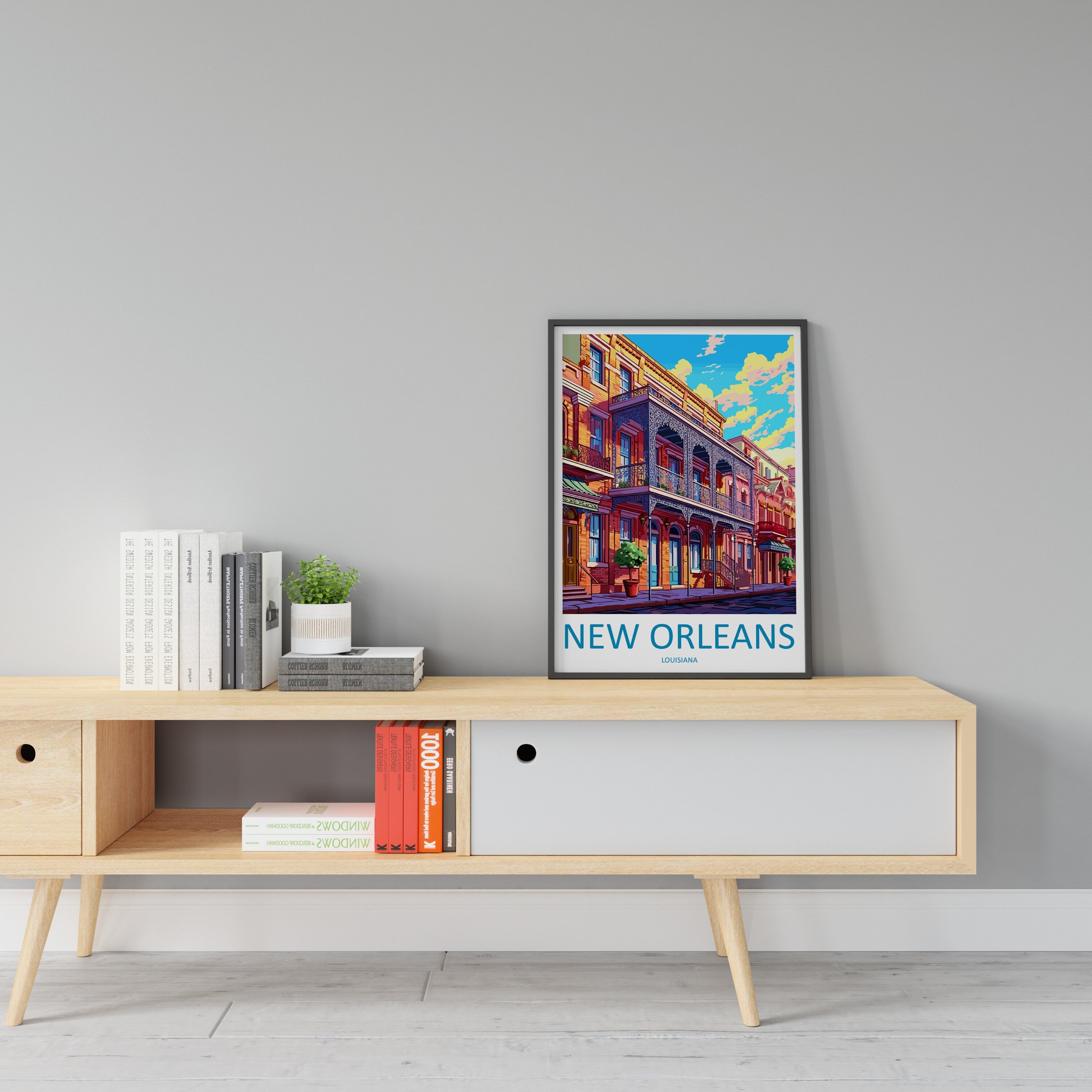 New Orleans Travel Print