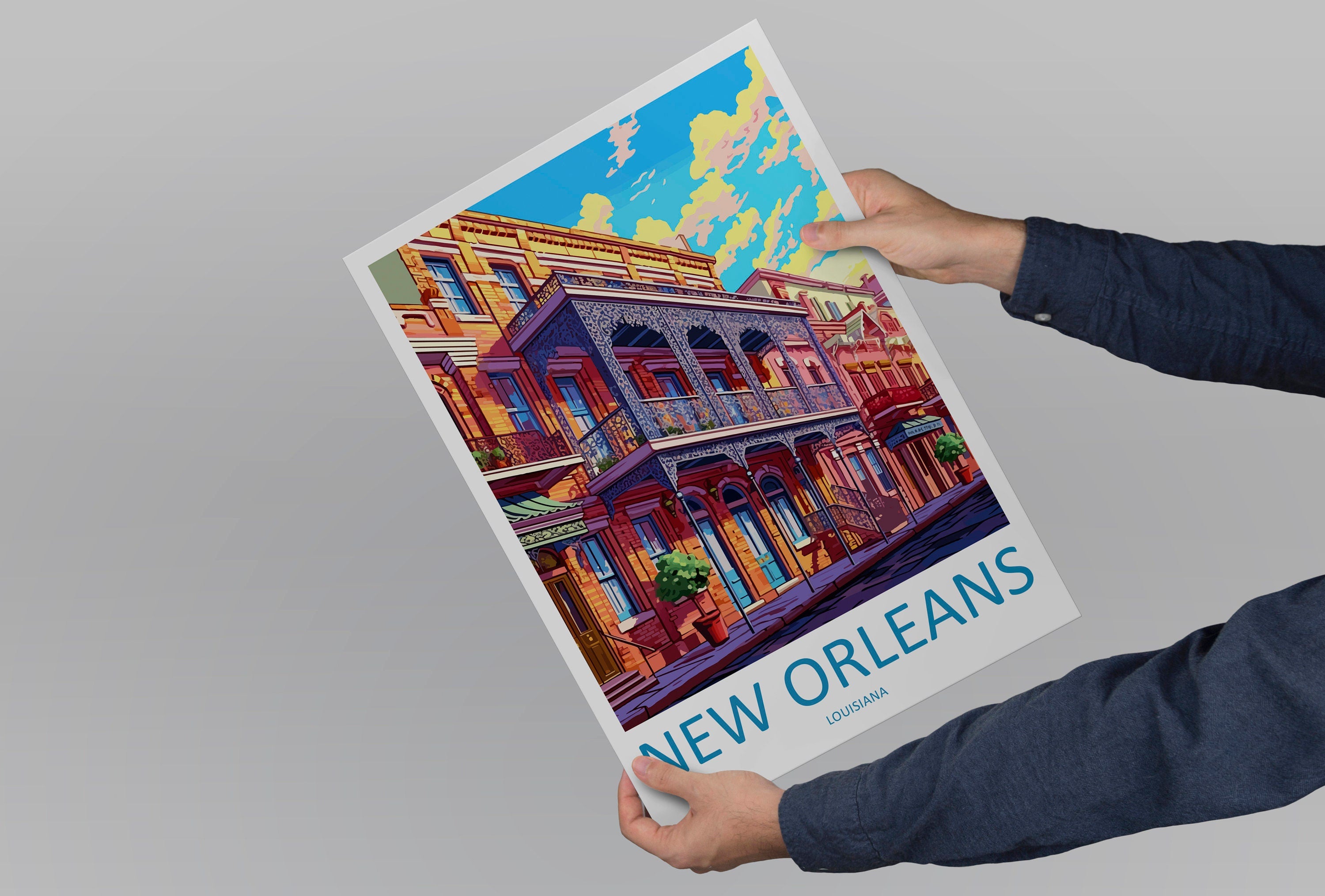 New Orleans Travel Print