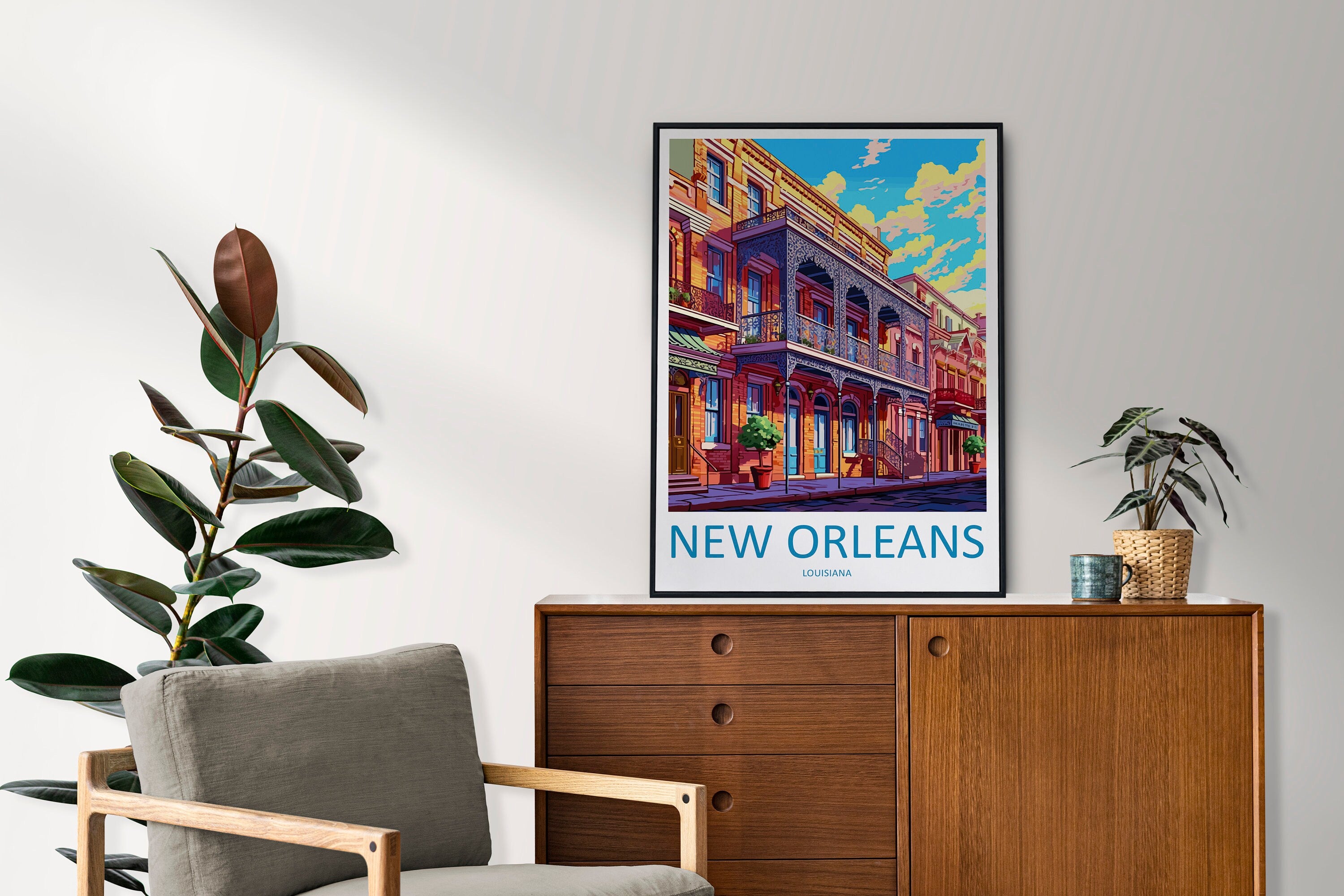 New Orleans Travel Print