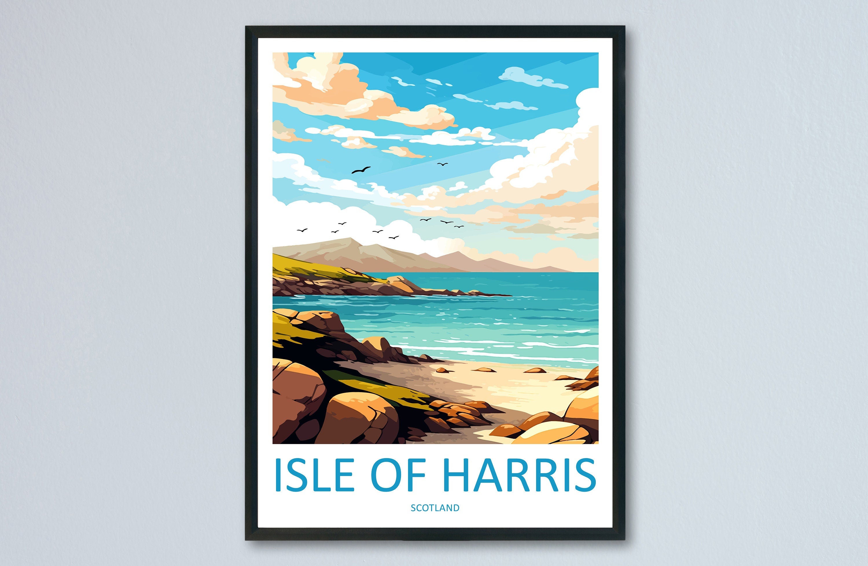 Isle Of Harris Travel Print