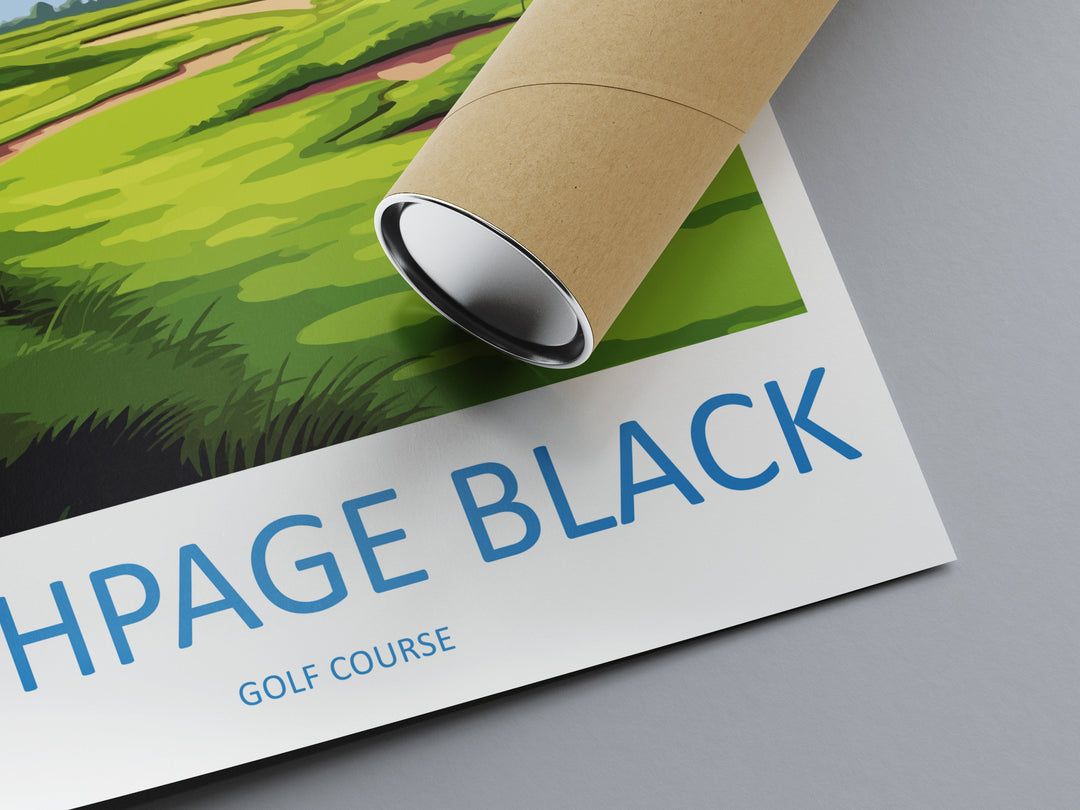 Bethpage Black Golf Course Travel Print Wall Art Bethpage Black Wall Hanging Home Décor Bethpage Black Golf Art Gift Art Lovers Golf Art