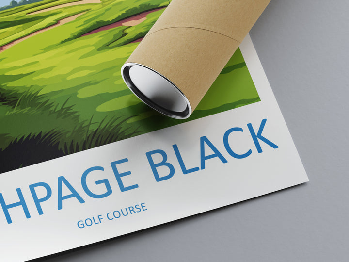 Bethpage Black Golf Course Travel Print Wall Art Bethpage Black Wall Hanging Home Décor Bethpage Black Golf Art Gift Art Lovers Golf Art