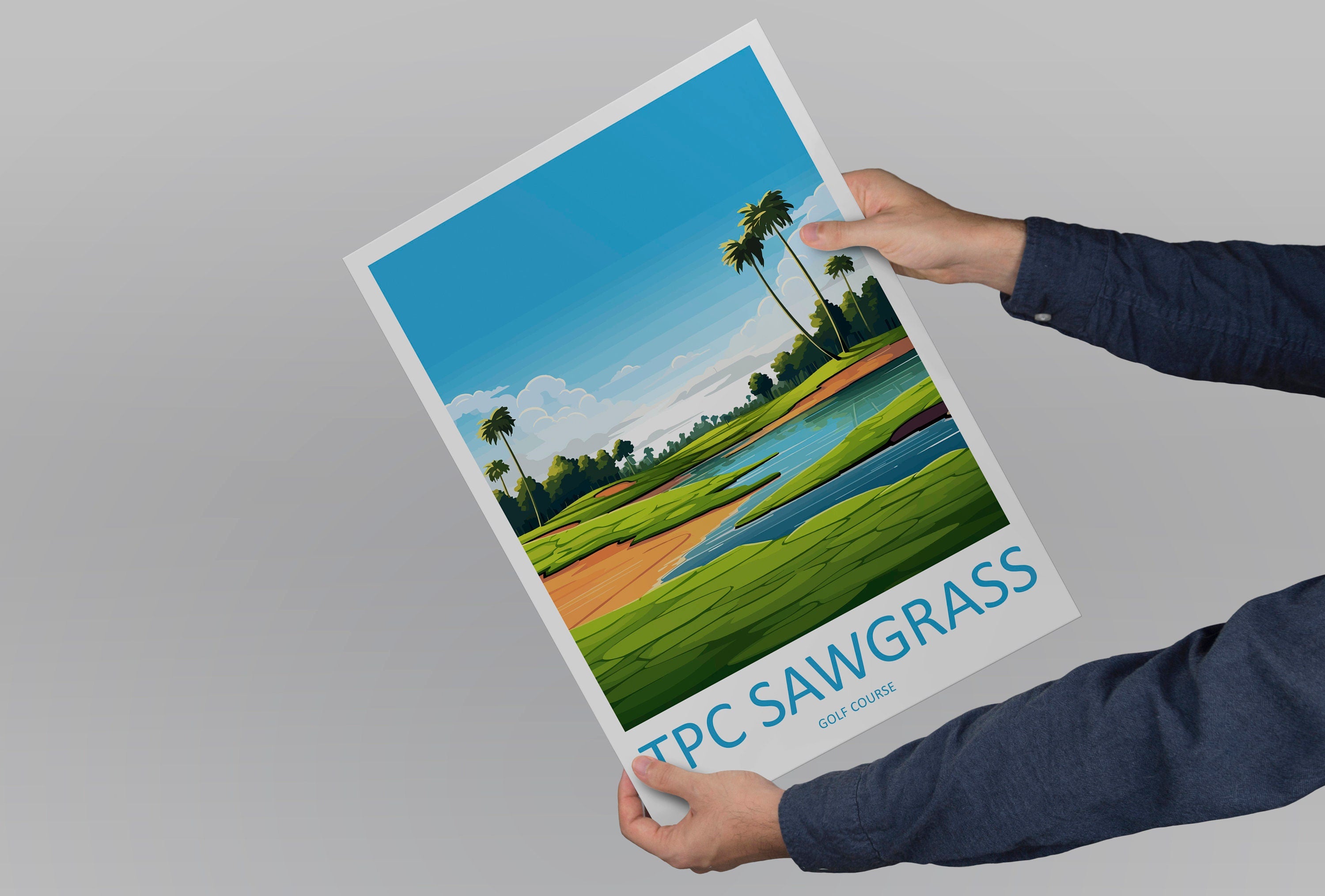 TPC Sawgrass Golf Course Travel Print