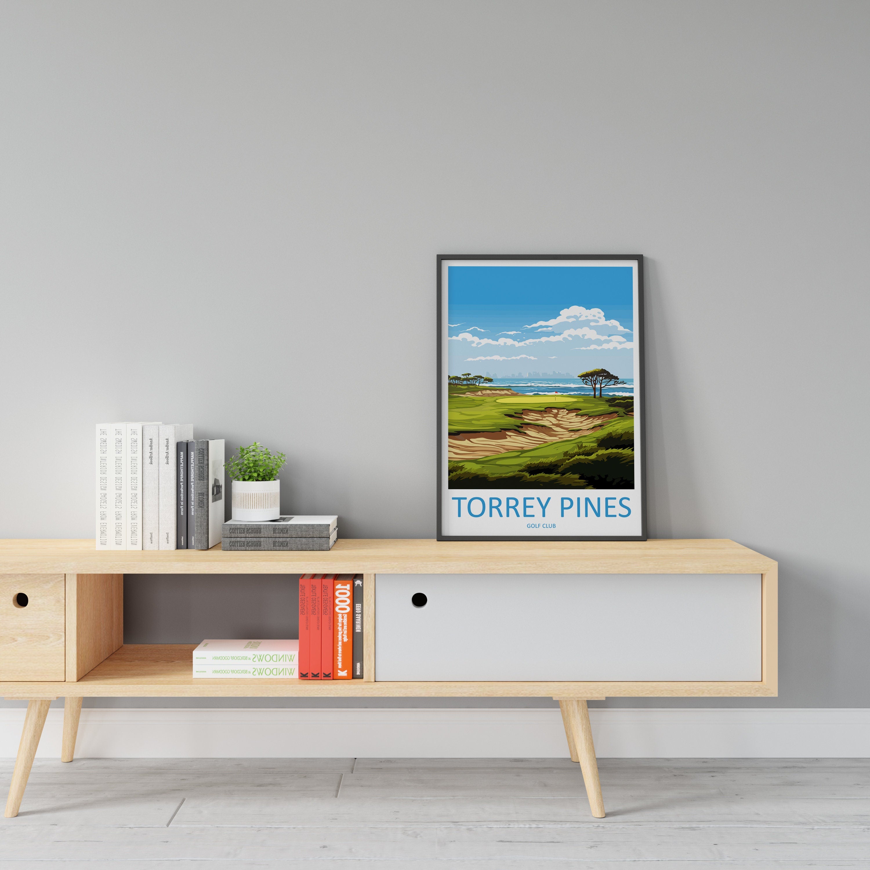 Torrey Pines Golf Course Travel Print